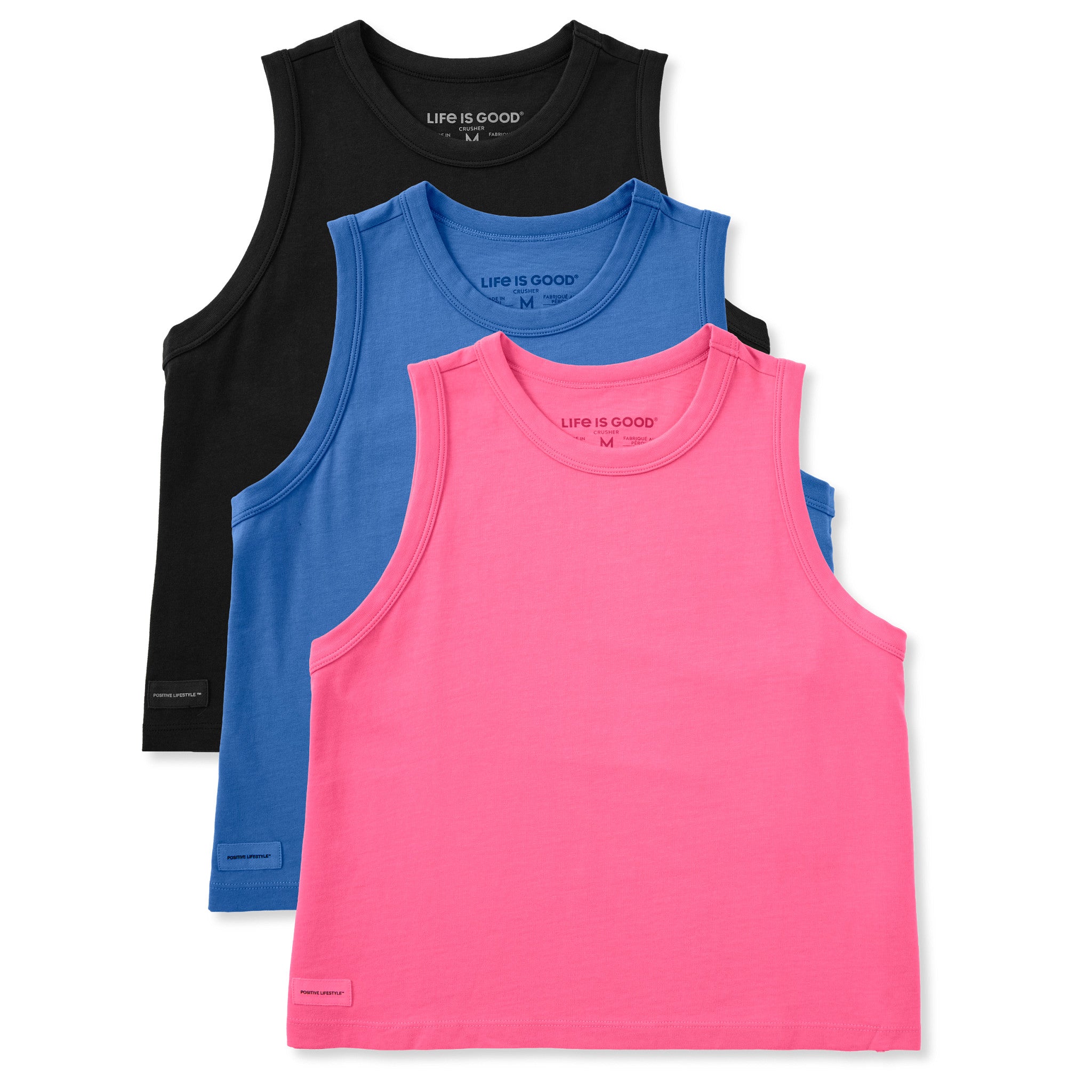 Womens Solid 3-Pack Boxy Tank - Multi | Shop Life is Good