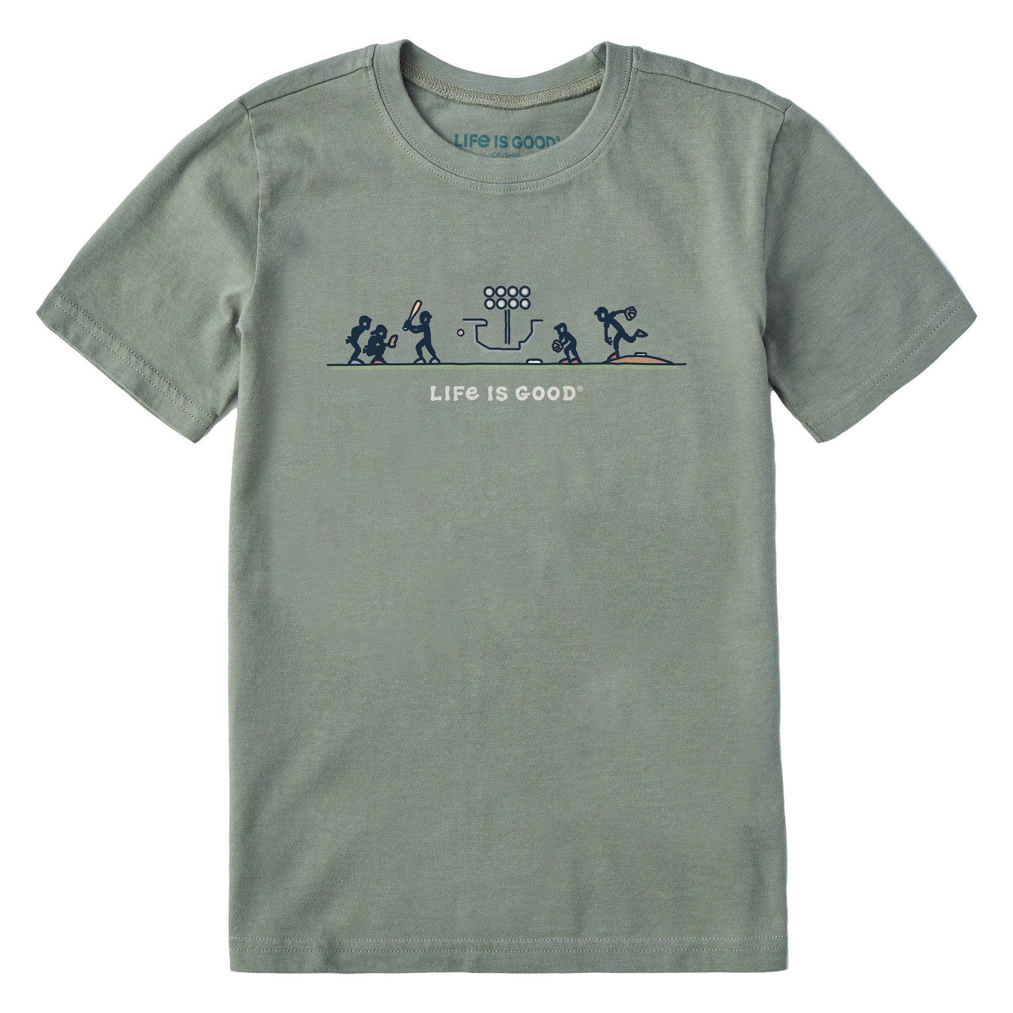 Kids Baseball Vista Short Sleeve Crusher Tee | Shop Life is Good