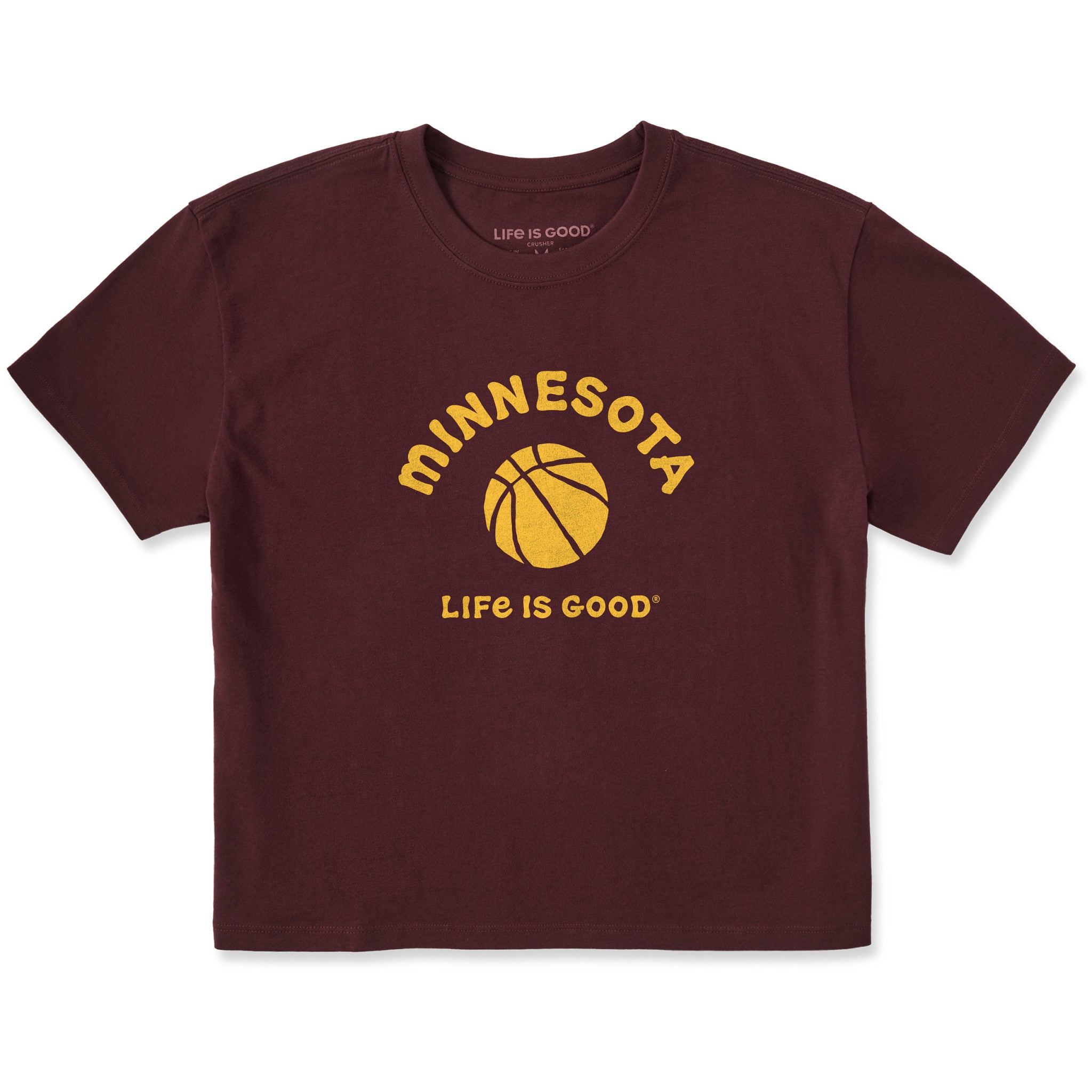 Women's Minnesota Basketball Short Sleeve Crusher Boxy Tee | Shop