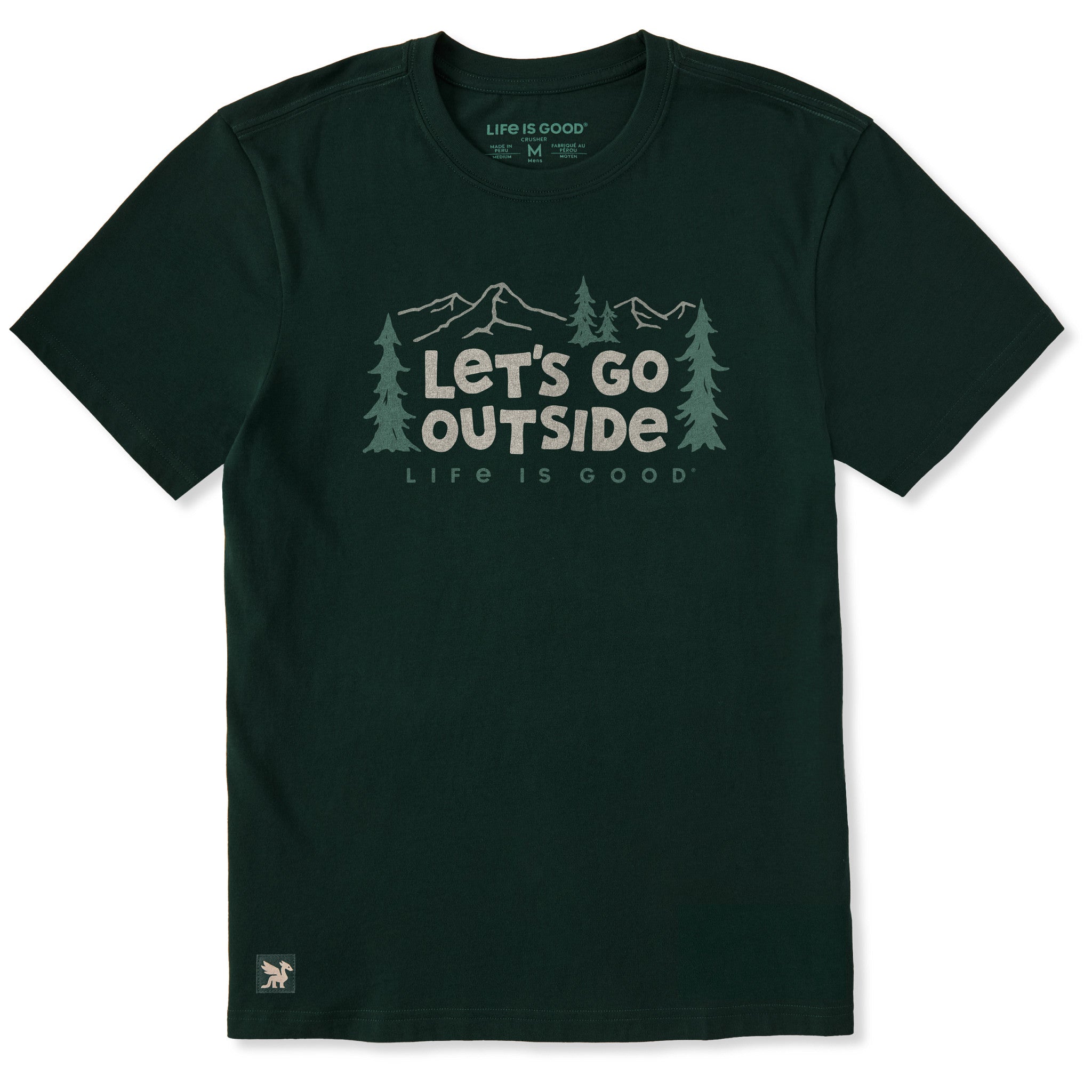 Men's Let's Go Outside Mountain Short Sleeve Crusher Tee | Shop