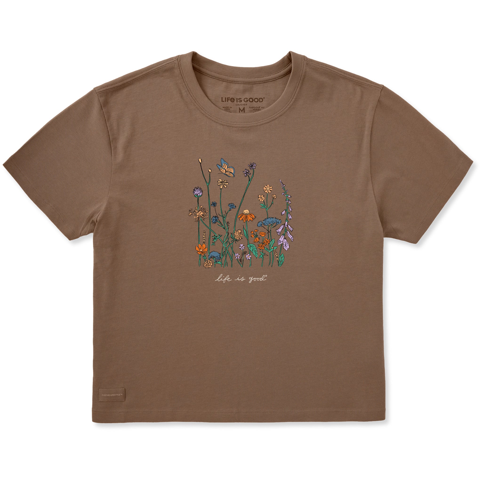 Women's Realaxed Wildflowers Short Sleeve Crusher Boxy Tee | Shop