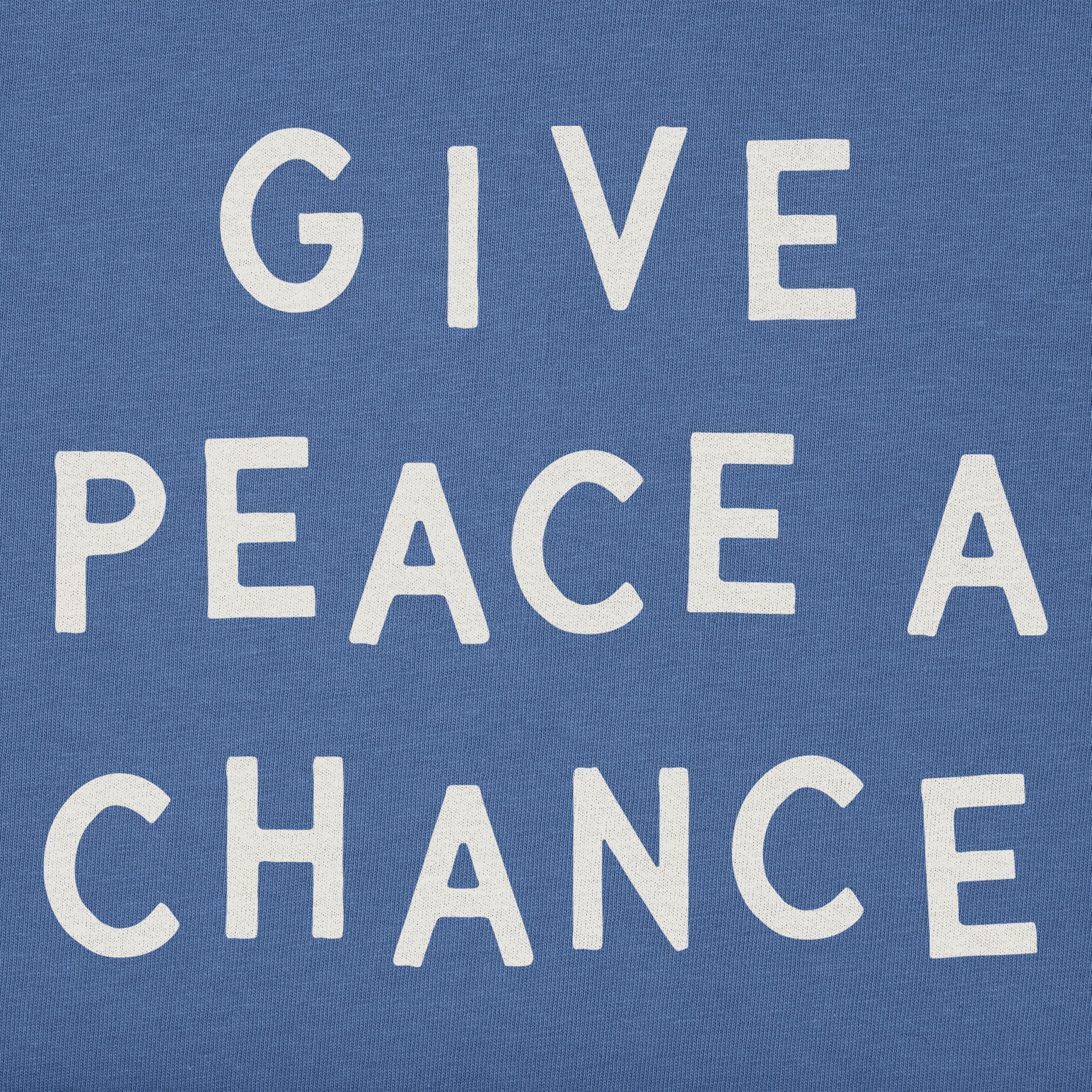 Men's Give Peace a Chance Jumble Short Sleeve Crusher Tee | Shop
