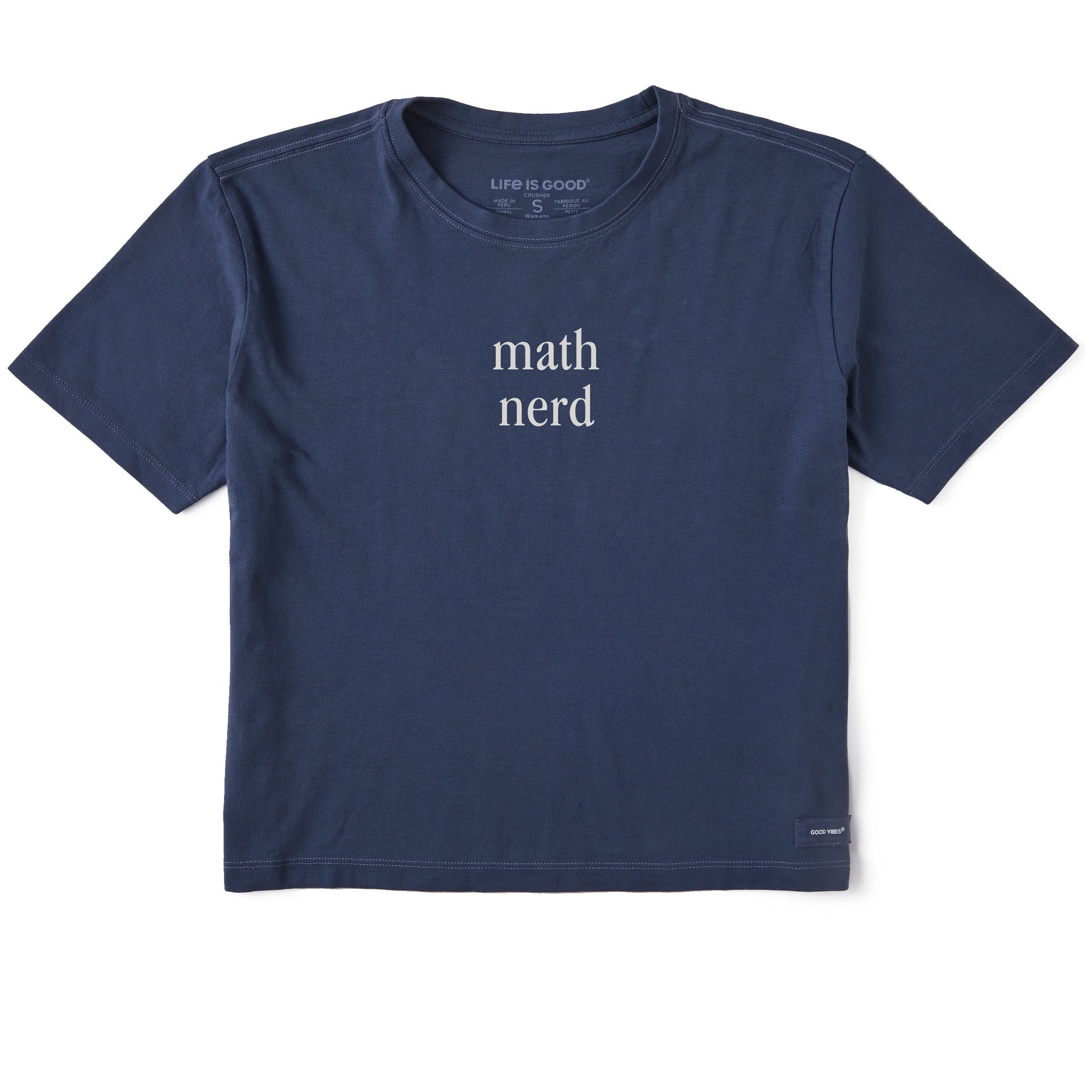 Women's Math Nerd Short Sleeve Crusher Boxy Tee | Shop Life is Good