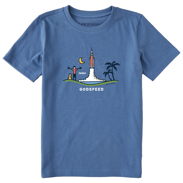 Kids Godspeed NASA Short Sleeve Crusher Tee | Shop Life is Good
