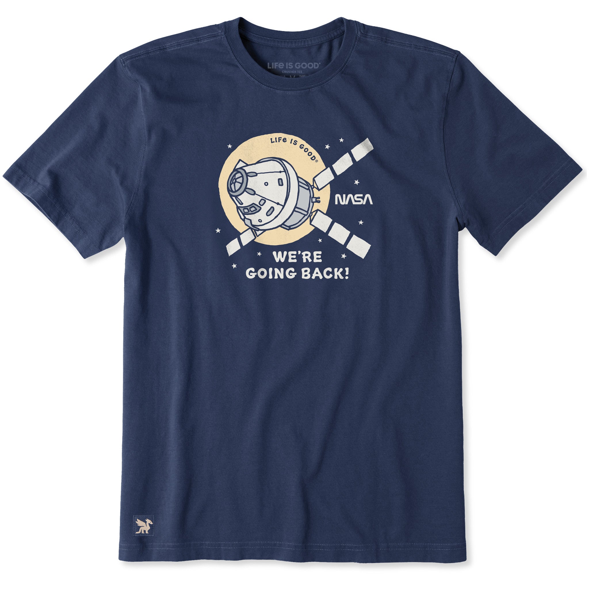 Men's NASA We're Going Back Short Sleeve Crusher Tee | Shop Life