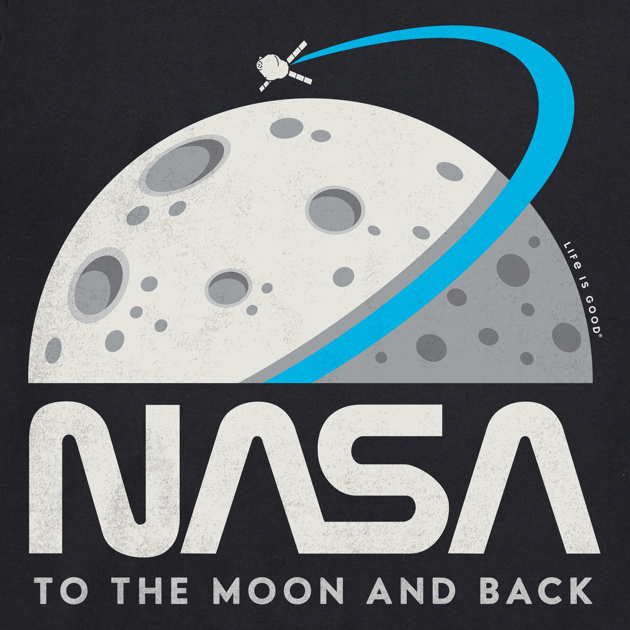 Women's NASA To the Moon and Back Short Sleeve Crusher Boxy Tee