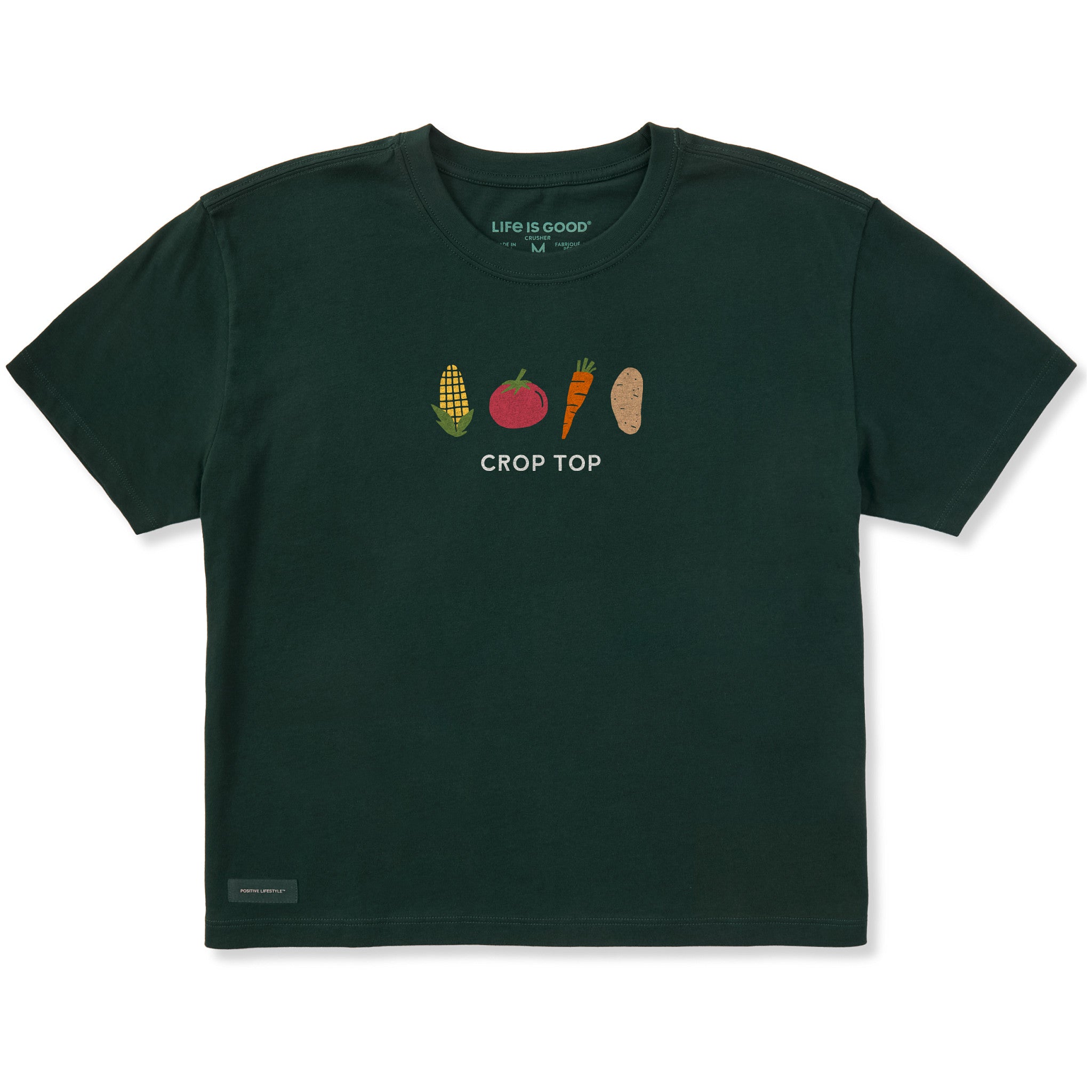 Women's Crop Top Short Sleeve Crusher Boxy Tee | Shop Life is Good