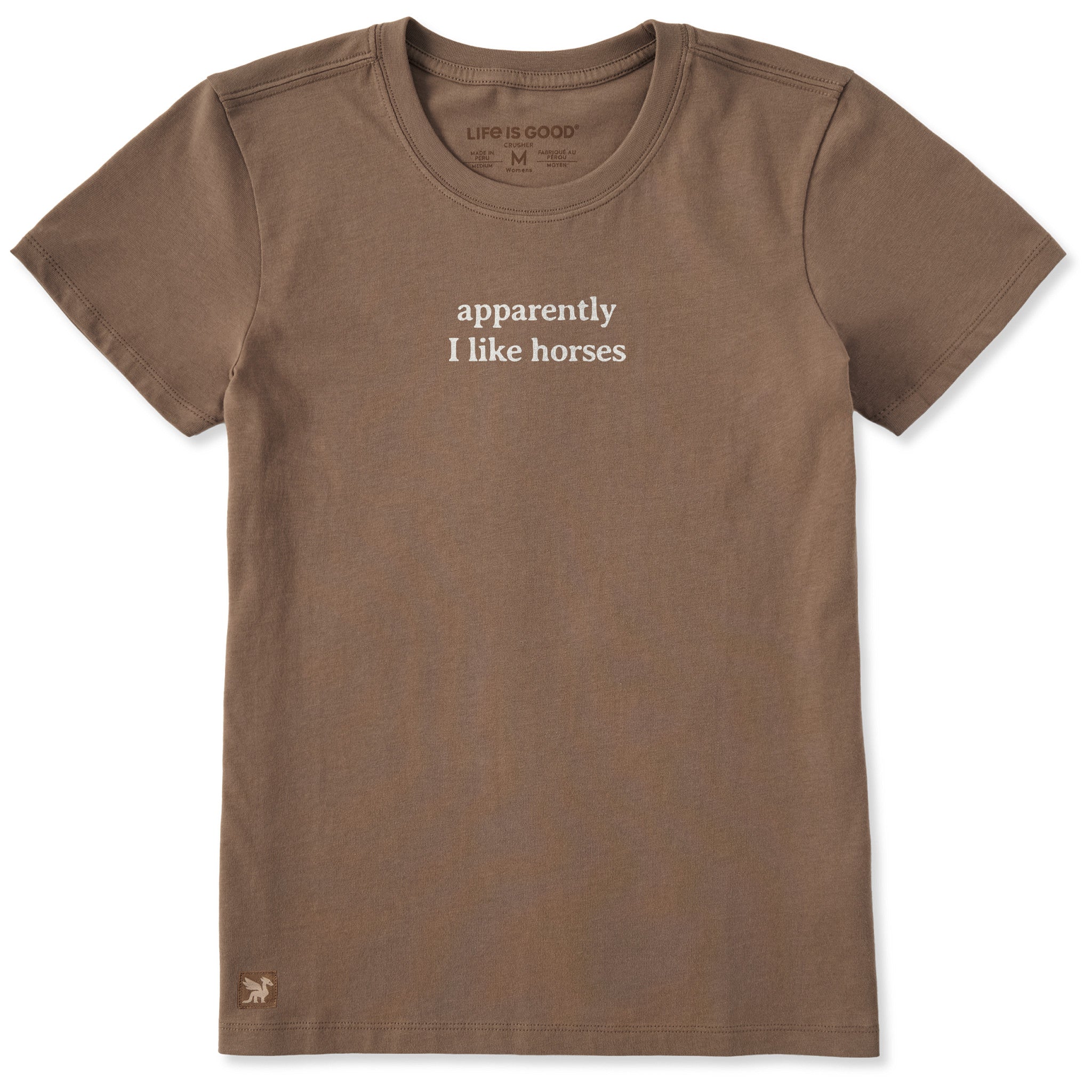 Women's Apparently I Like Horses Short Sleeve Crusher Tee | Shop