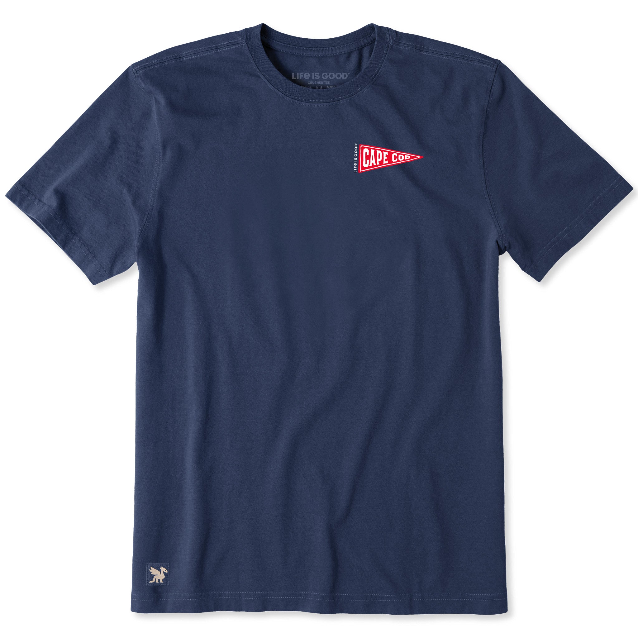 Men's Cape Cod Pennant Short Sleeve Crusher Tee | Shop Life is Good