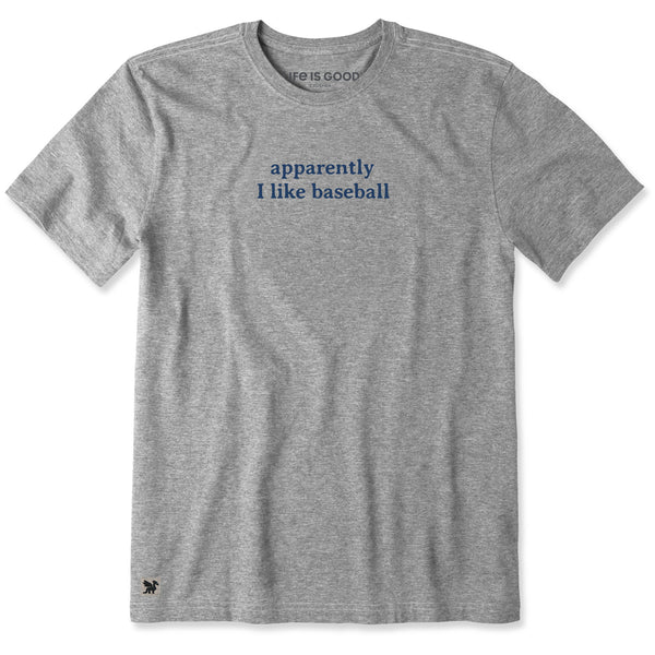Men's Apparently I Like Baseball Short Sleeve Crusher Tee | Shop