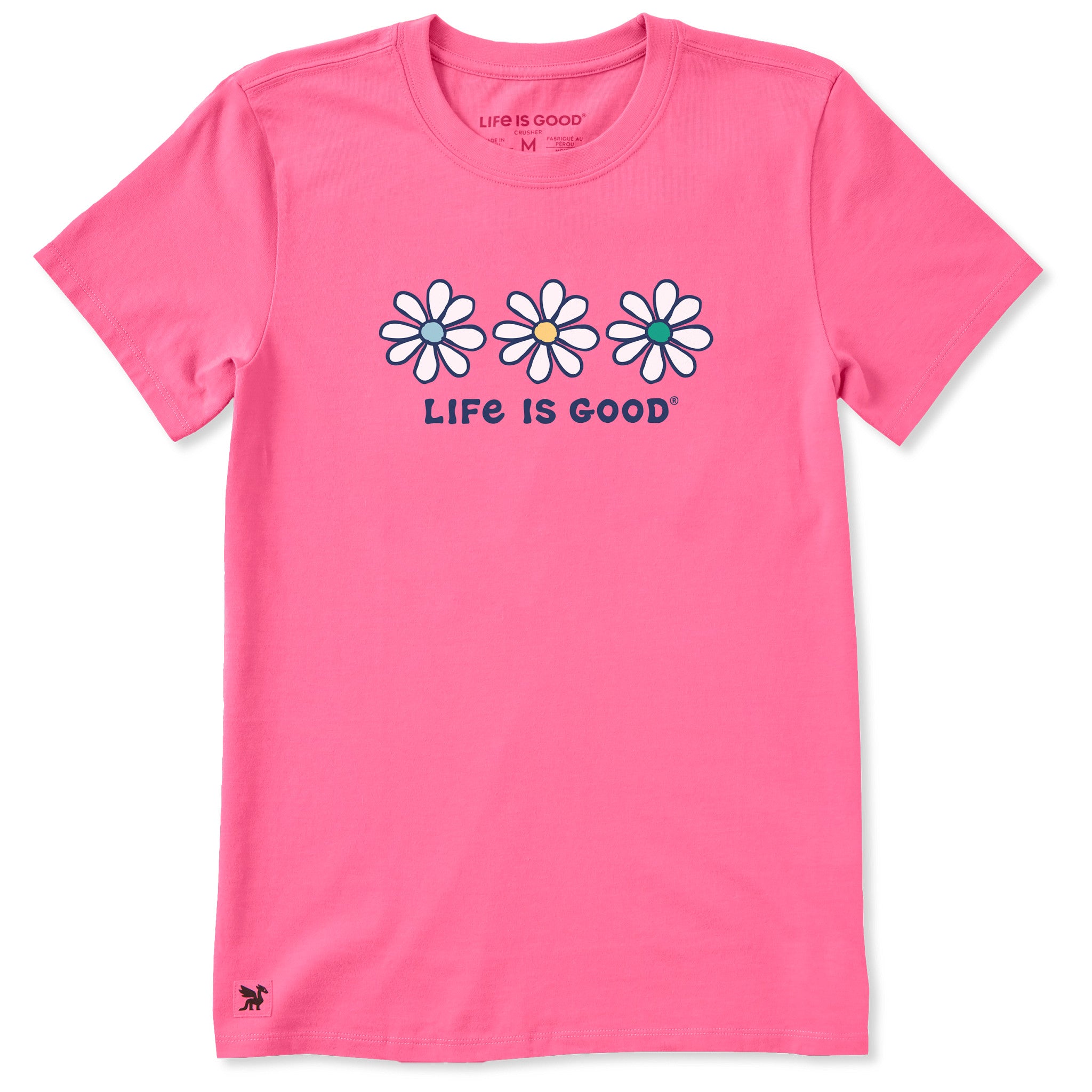 Women's 3 Daisies Short Sleeve Crusher Tee | Shop Life is Good