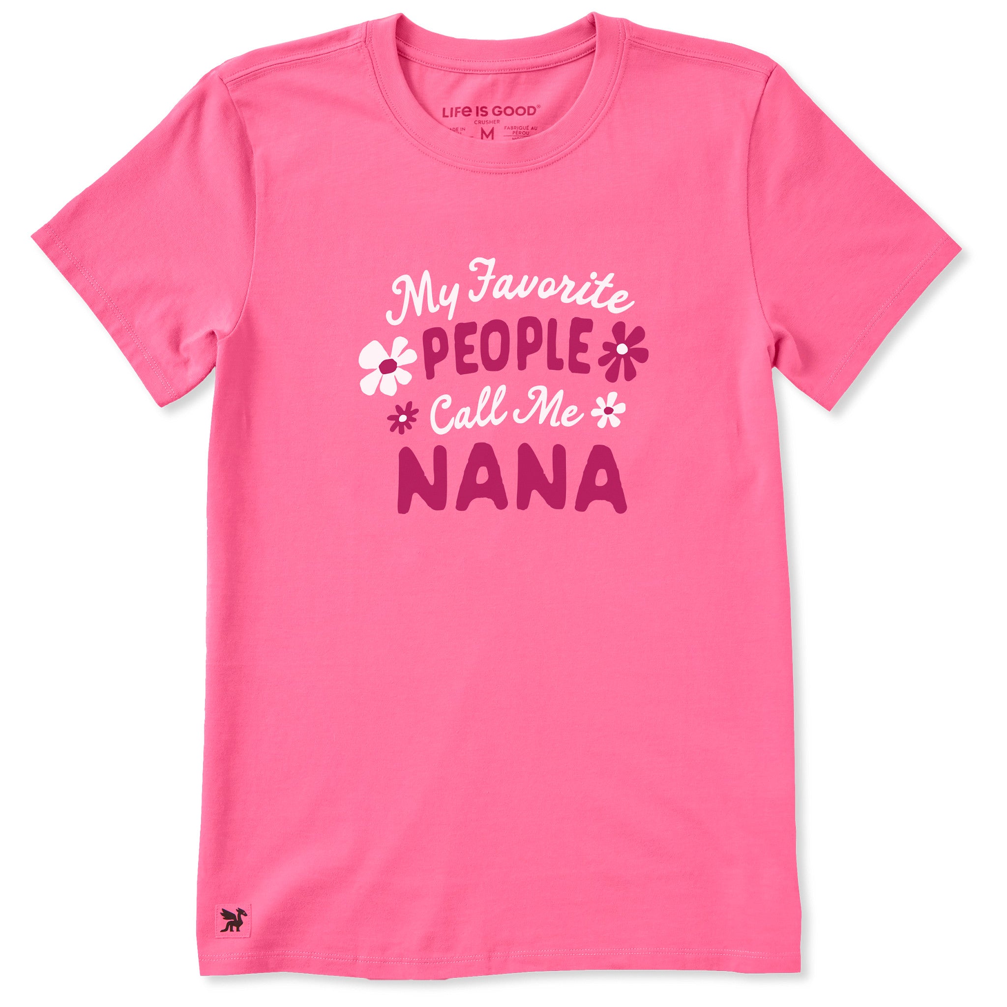 Women's My Favorite People Call Me Nana Short Sleeve Crusher Tee