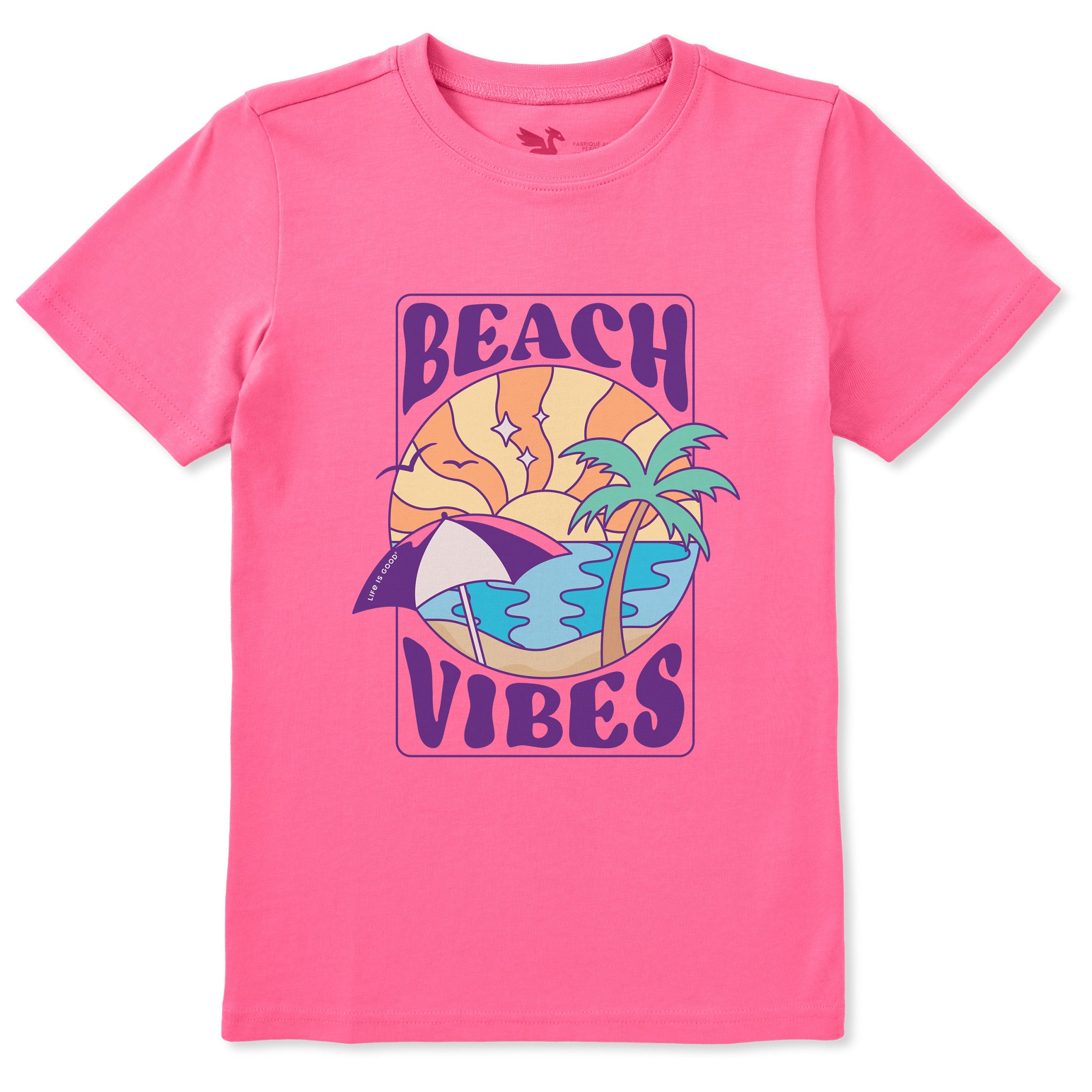 Kids Beach Vibes Short Sleeve Crusher Tee | Shop Life is Good