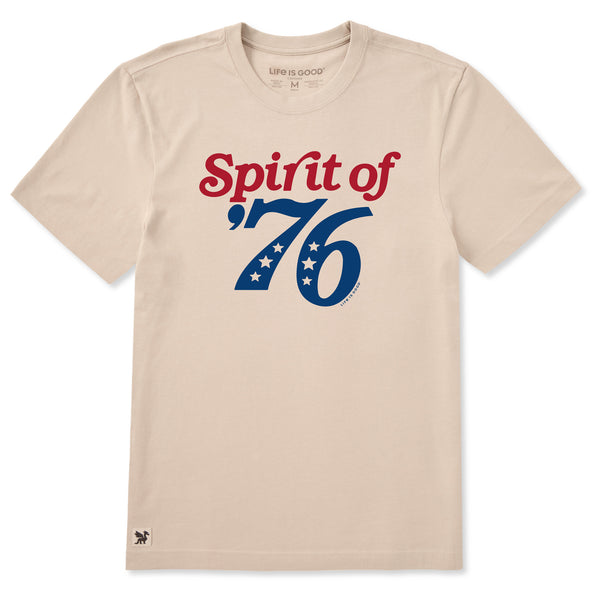 ラッセルオルヒ　ジムTシャツ Men's Spirit of 76 Script Short Sleeve Tee | Shop Life is Good