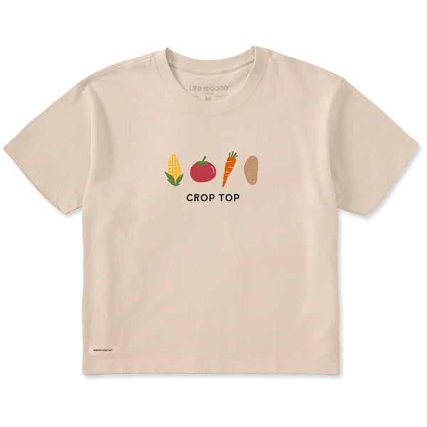 Women's Crop Top Short Sleeve Crusher Boxy Tee | Shop Life is Good