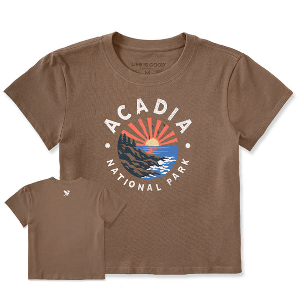 Women's Acadia National Park Sunrise Crusher-LITE Shrunken Tee