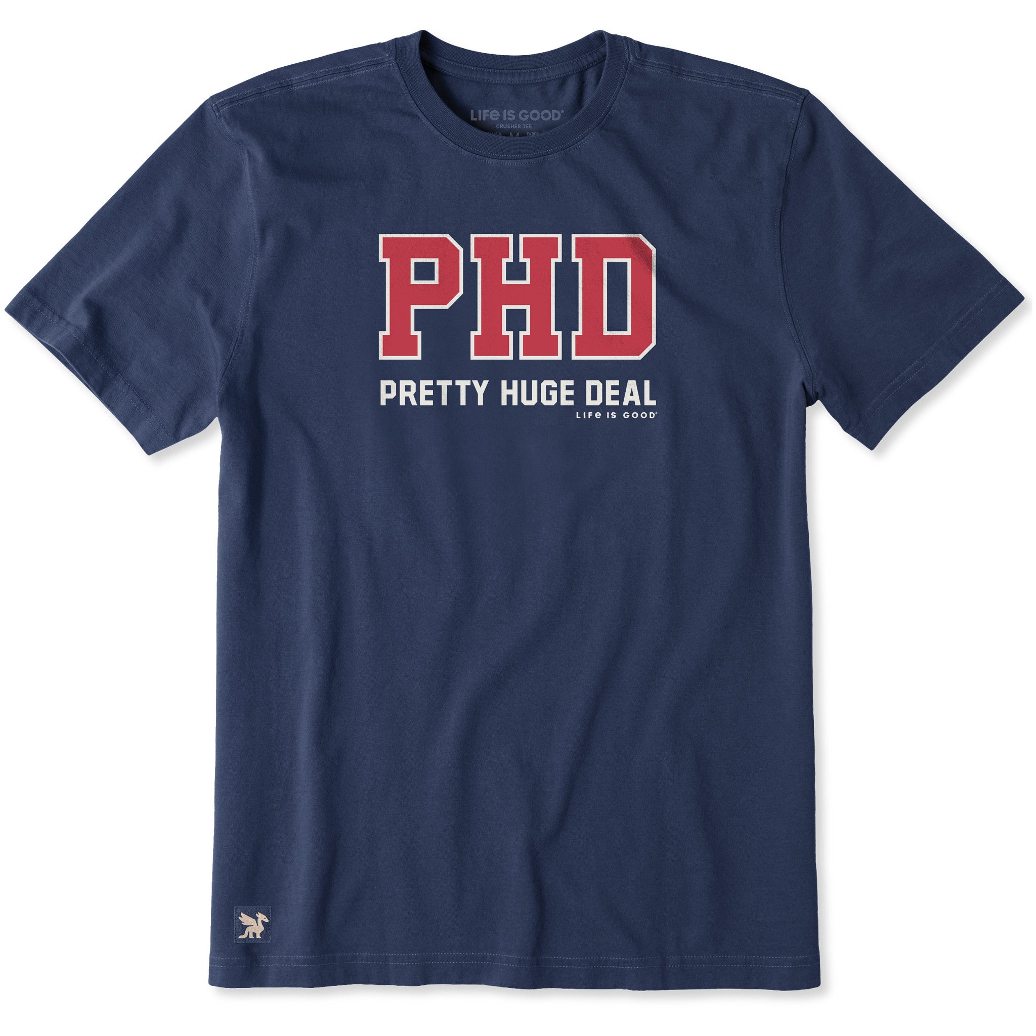 LIFE IS RESEARCH TEE Lサイズ Men's PhD Short Sleeve Crusher Tee | Shop Life is Good