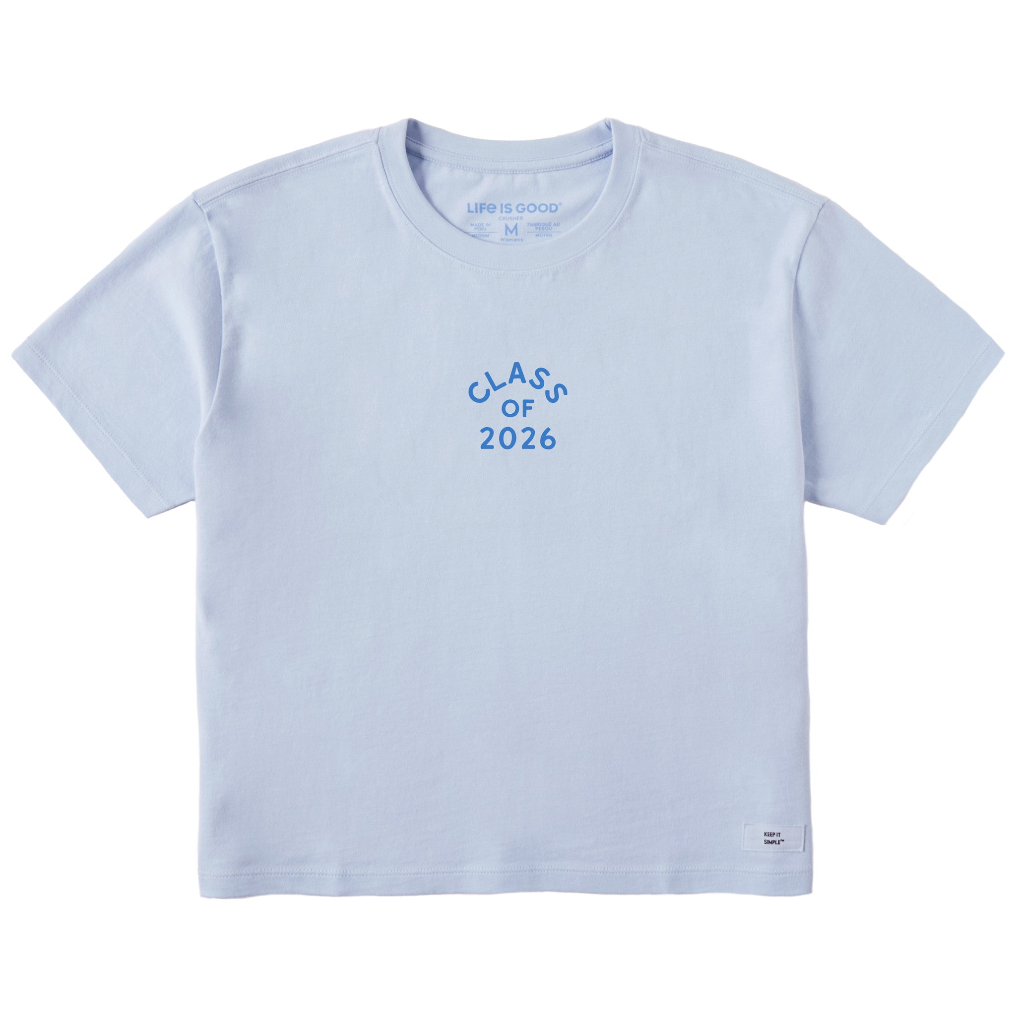 Women's Class of 2026 Short Sleeve Crusher Boxy Tee | Shop Life is