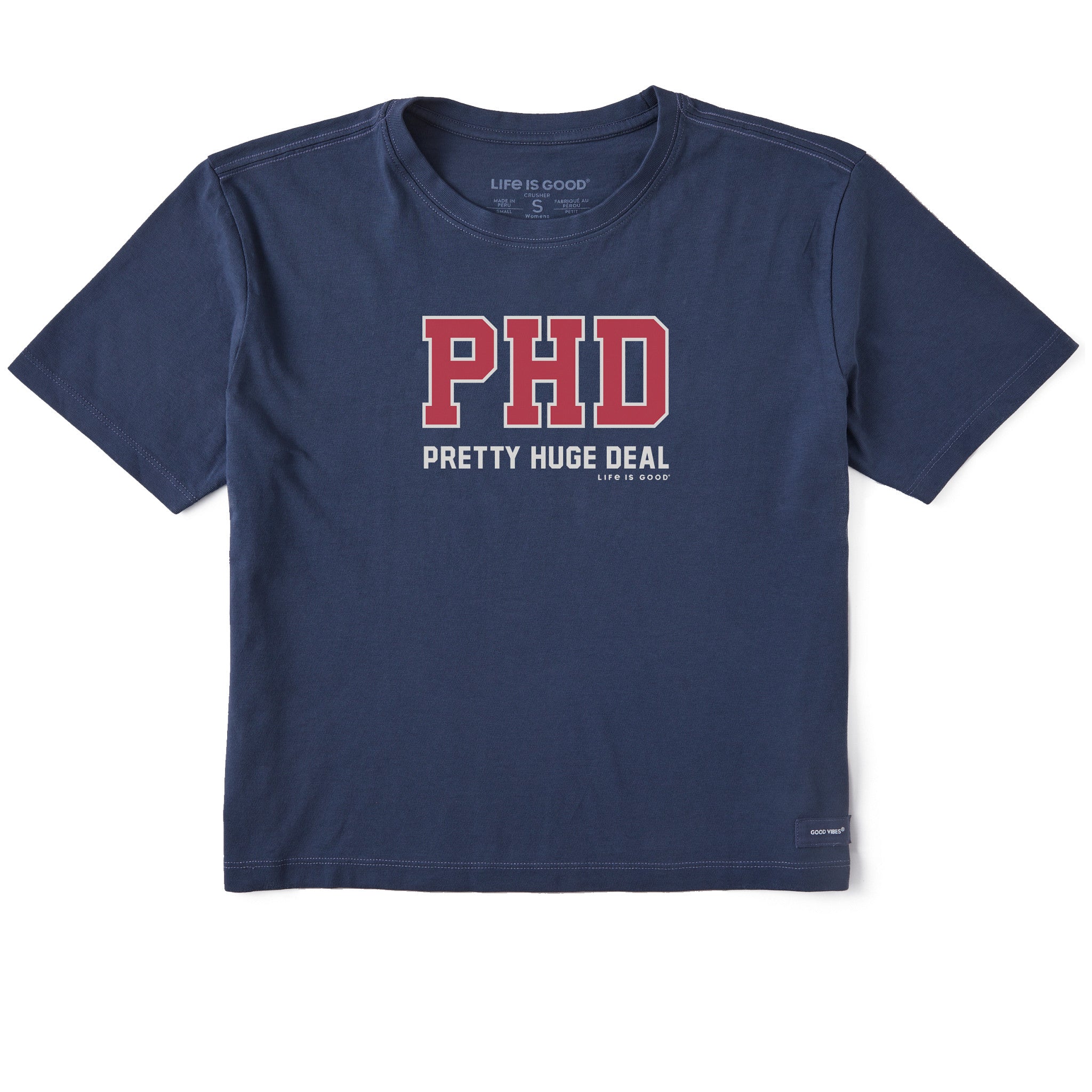Women's PhD Short Sleeve Crusher Boxy Tee | Shop Life is Good