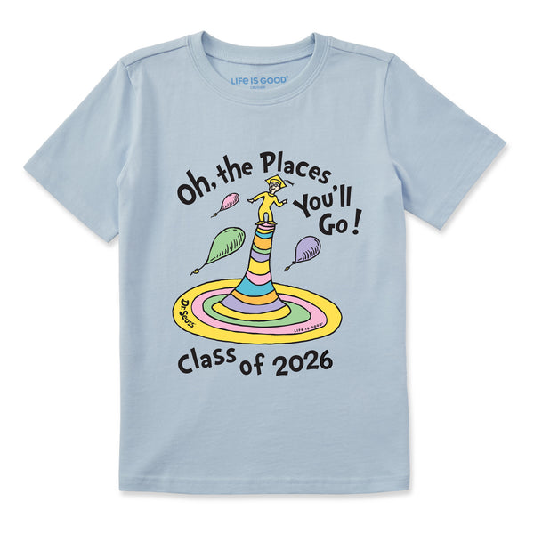 Kids Oh the Places Class of 2026 Short Sleeve Crusher Tee | Shop