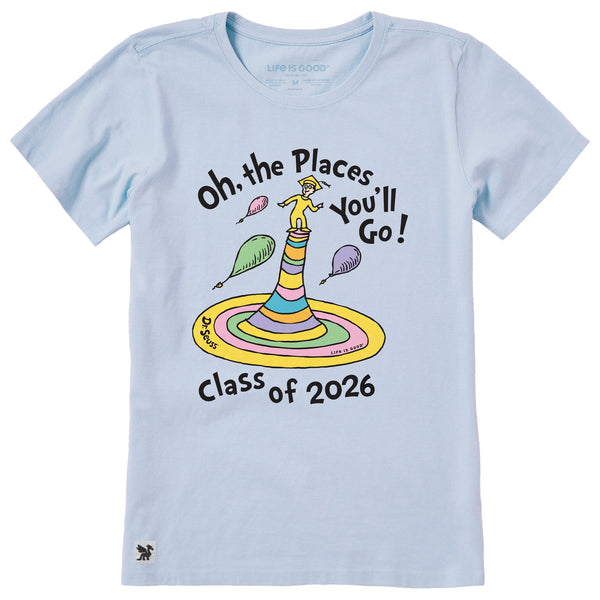 Women's Oh the Places Class of 2026 Short Sleeve Crusher Tee