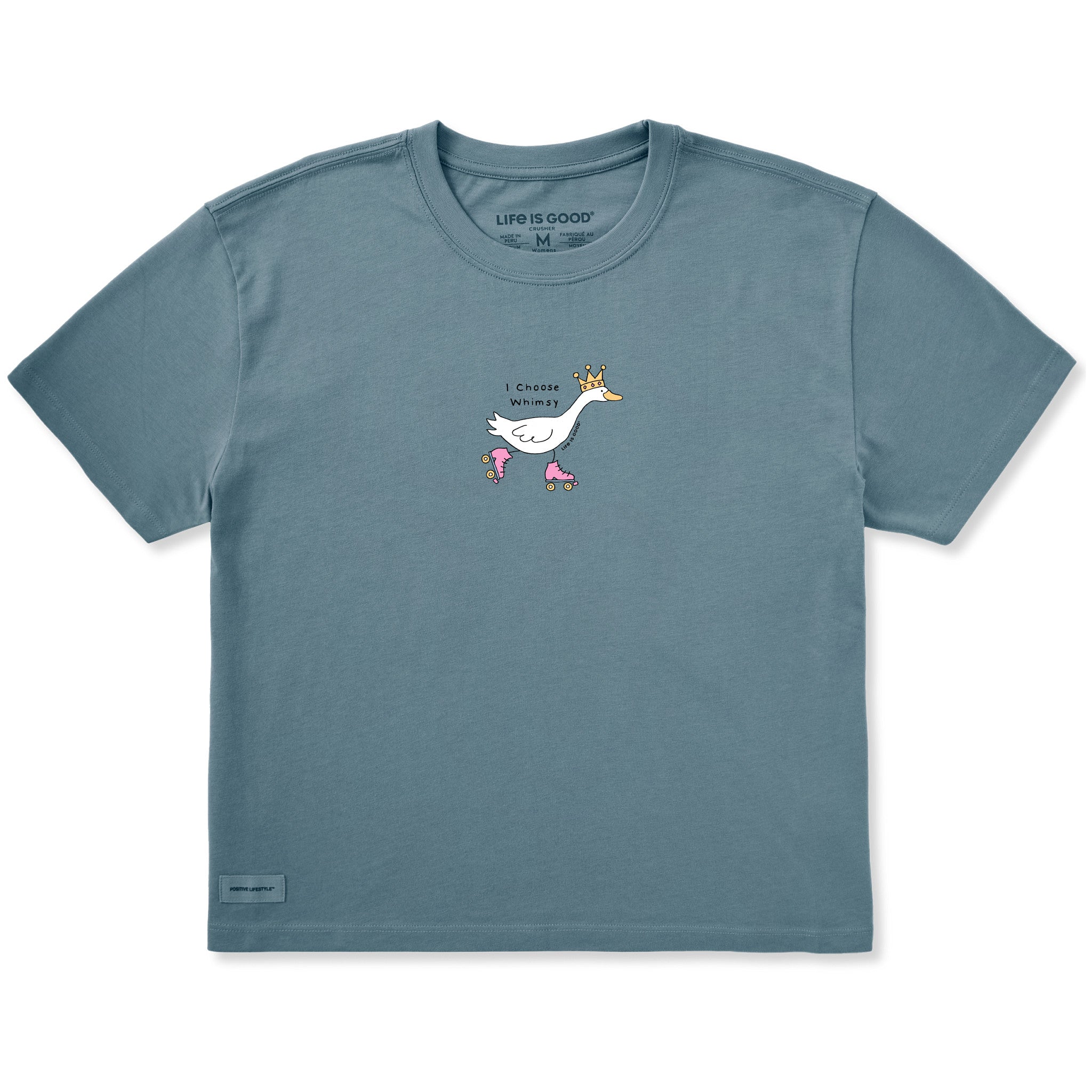 Women's I Choose Whimsy Short Sleeve Crusher Boxy Tee | Shop Life