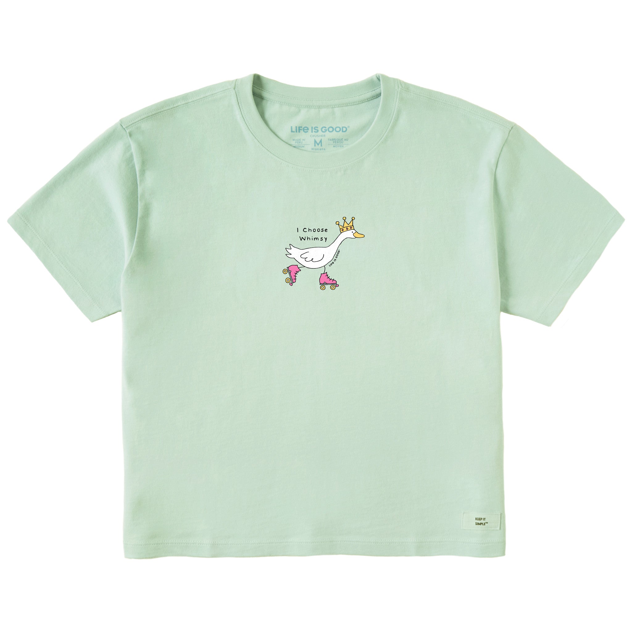 Women's I Choose Whimsy Short Sleeve Crusher Boxy Tee | Shop Life