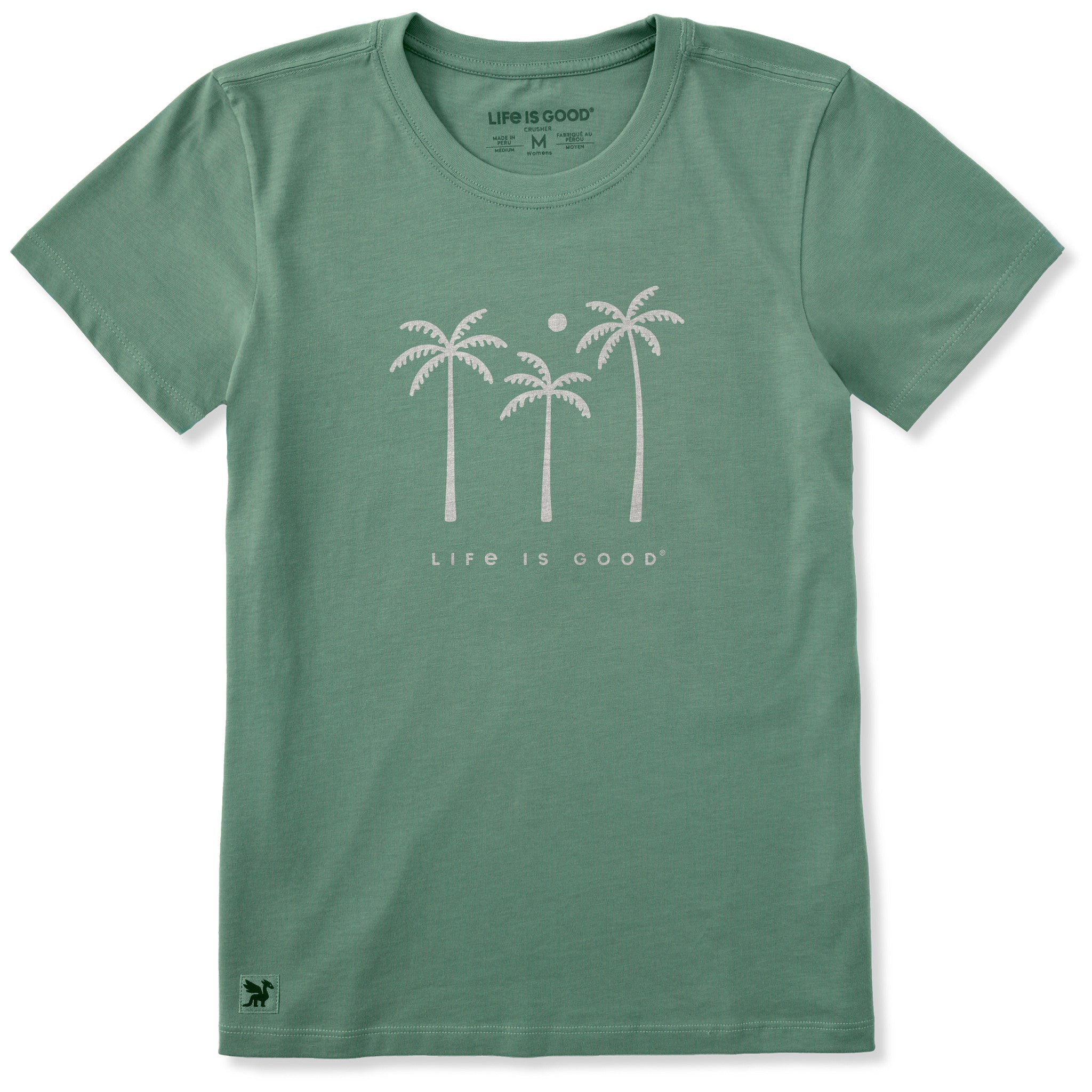 Women's Three Palm Trees Short Sleeve Crusher Tee | Shop Life is Good
