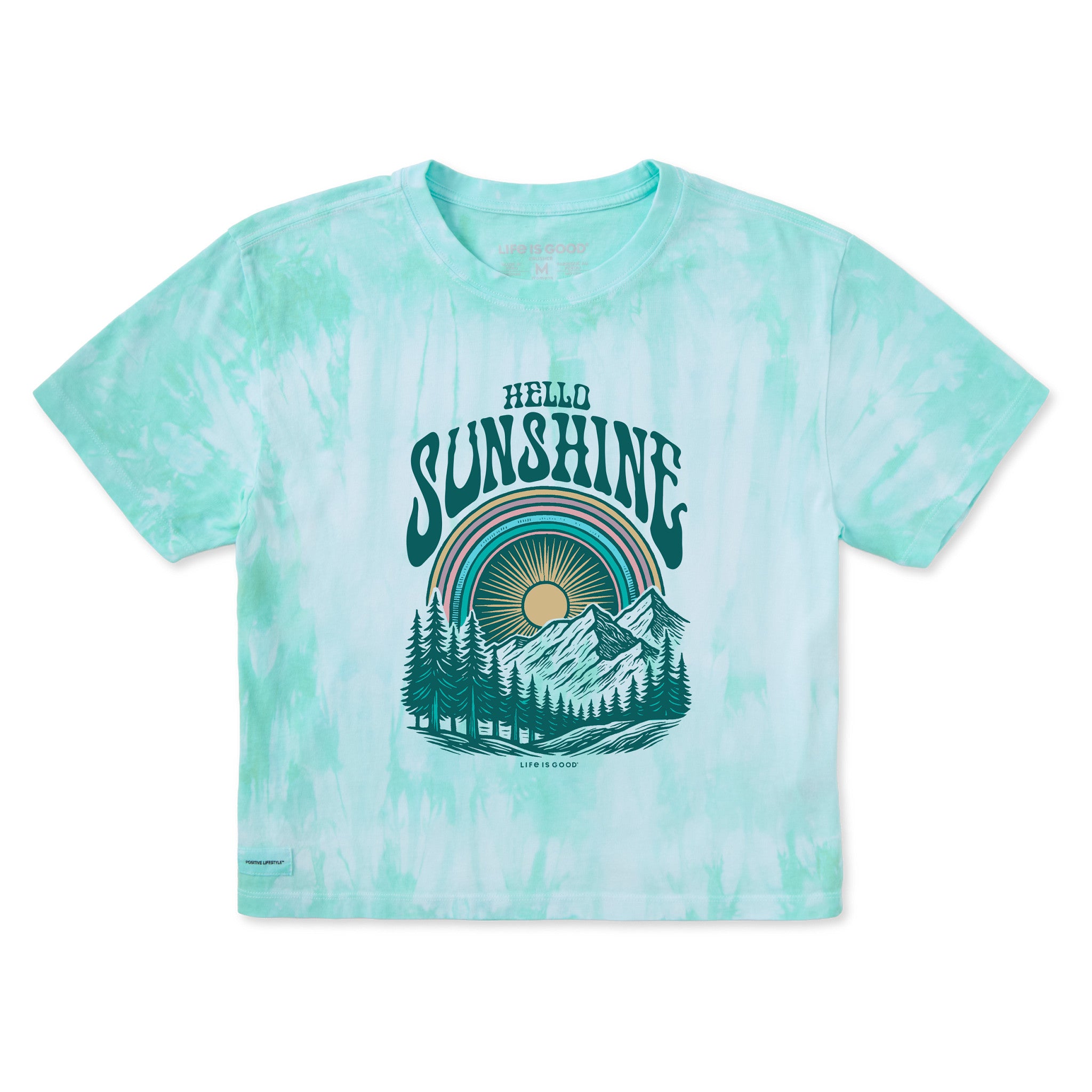 Women's Hello Sunshine Mountain Glow Women's Short Sleeve Crusher