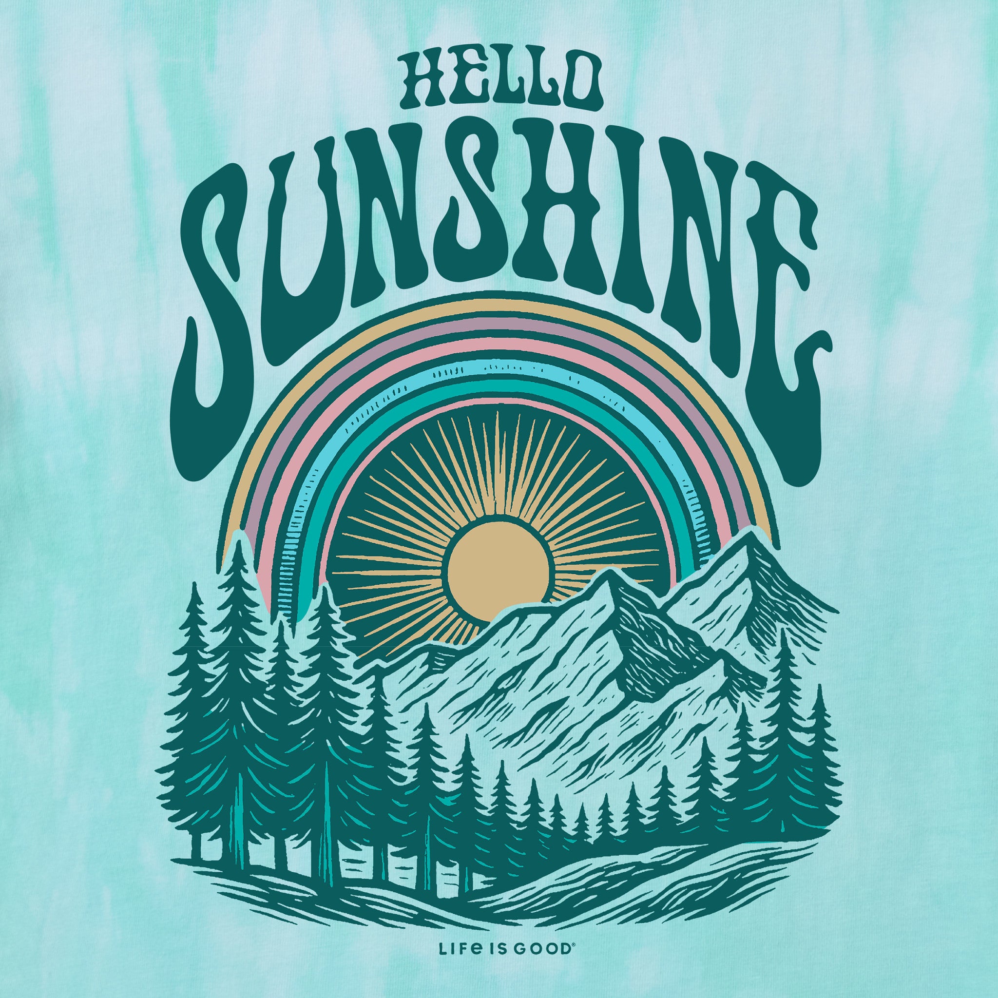 Women's Hello Sunshine Mountain Glow Women's Short Sleeve Crusher