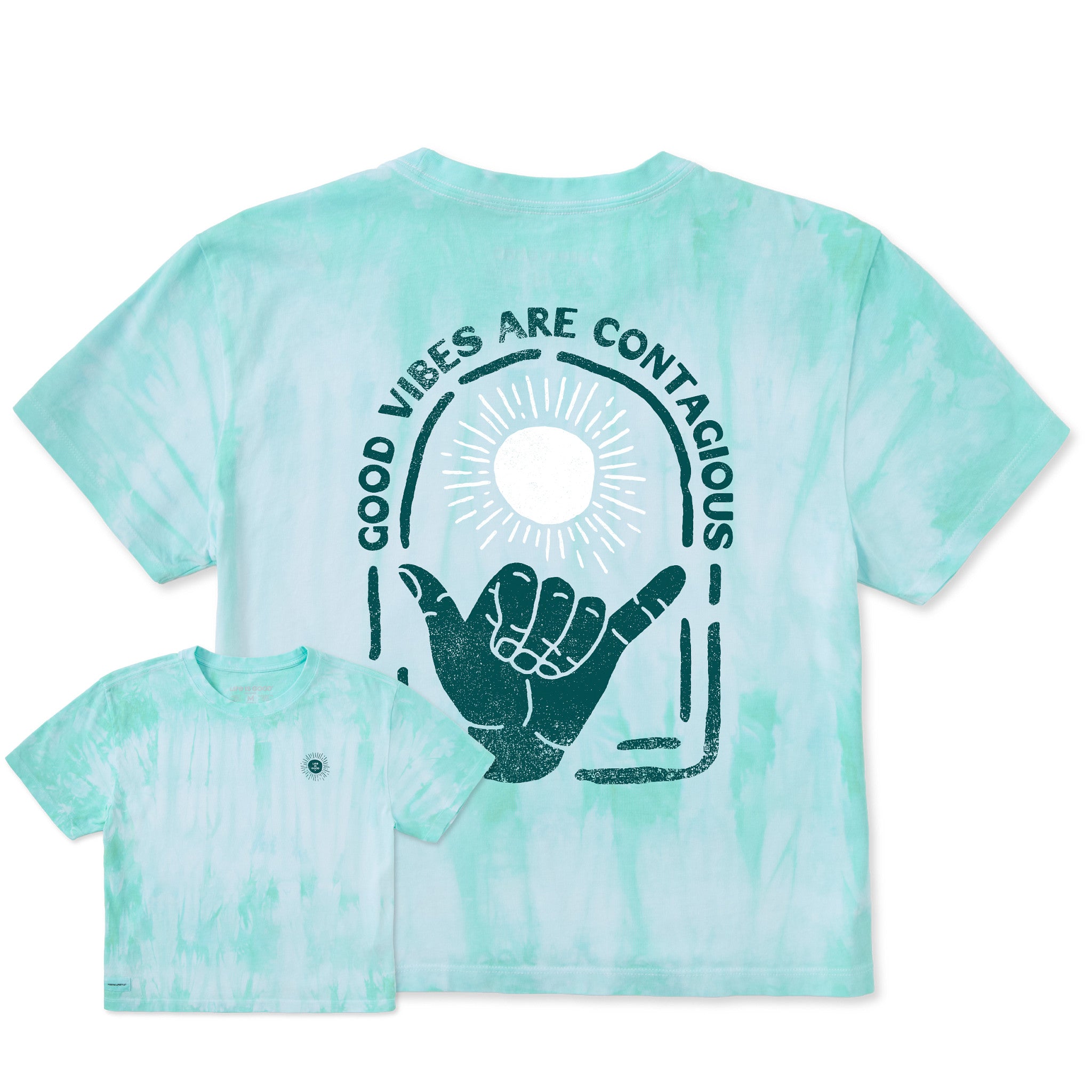 Women's Good Vibes are Contagious Hang Loose Women's Short Sleeve Women's Good Vibes are Contagious Hang Loose Women's Short Sleeve