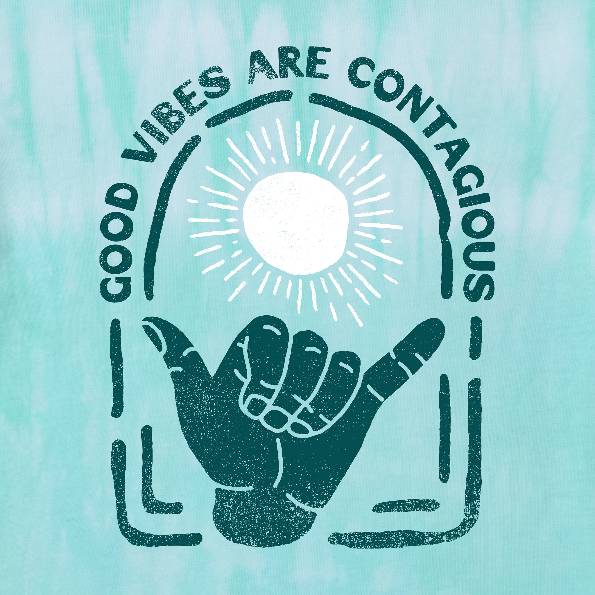 Women's Good Vibes are Contagious Hang Loose Women's Short Sleeve