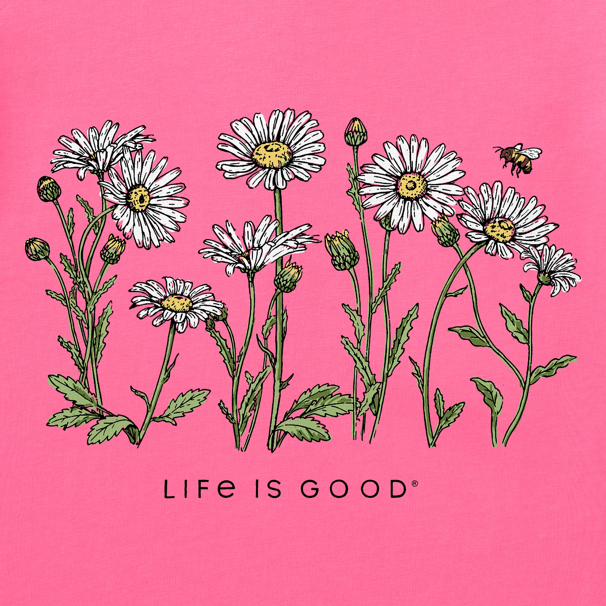Women's Wild Daisies Short Sleeve Crusher Tee | Shop Life is Good