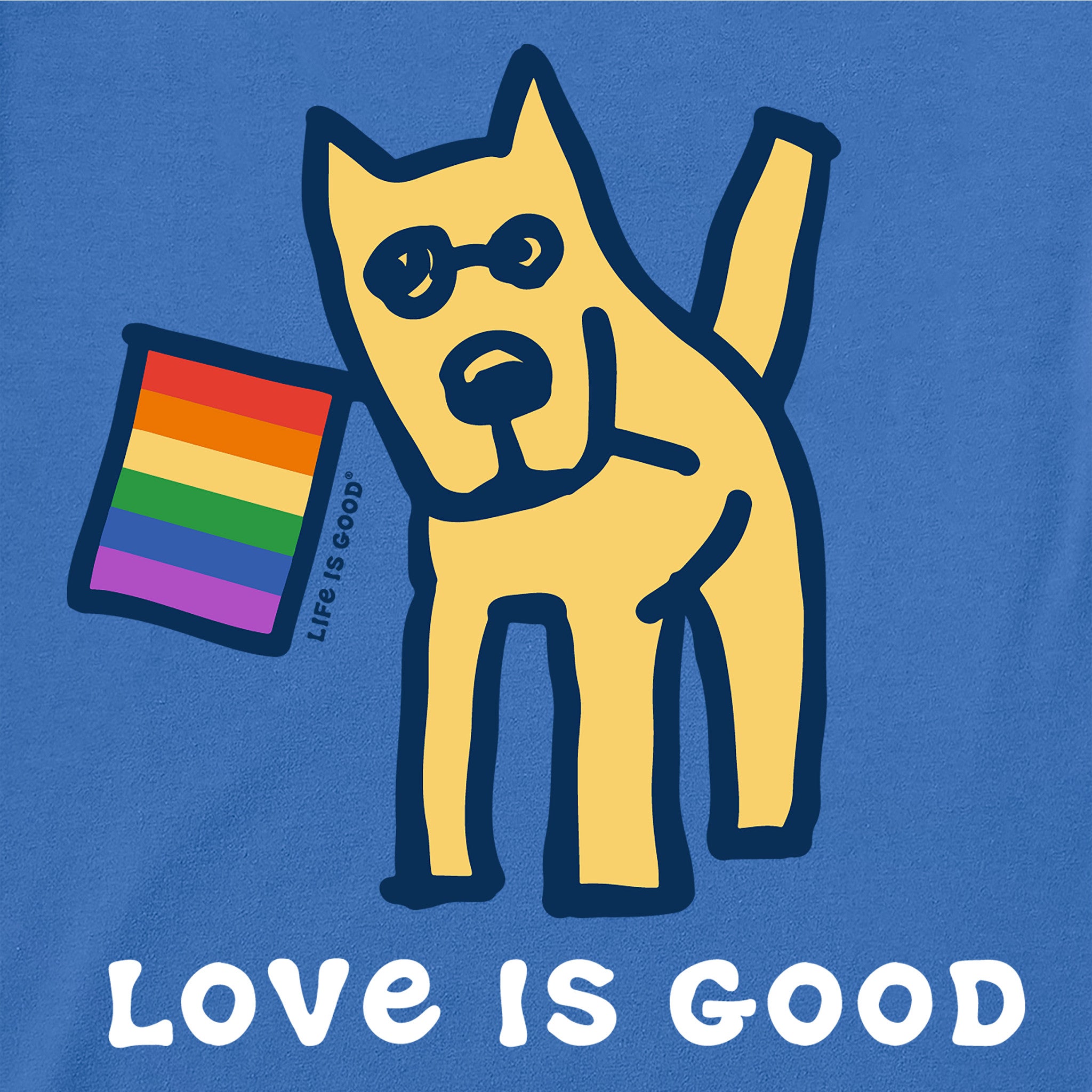 Men's Rocket Love is Good Short Sleeve Crusher Tee | Shop Life is Good
