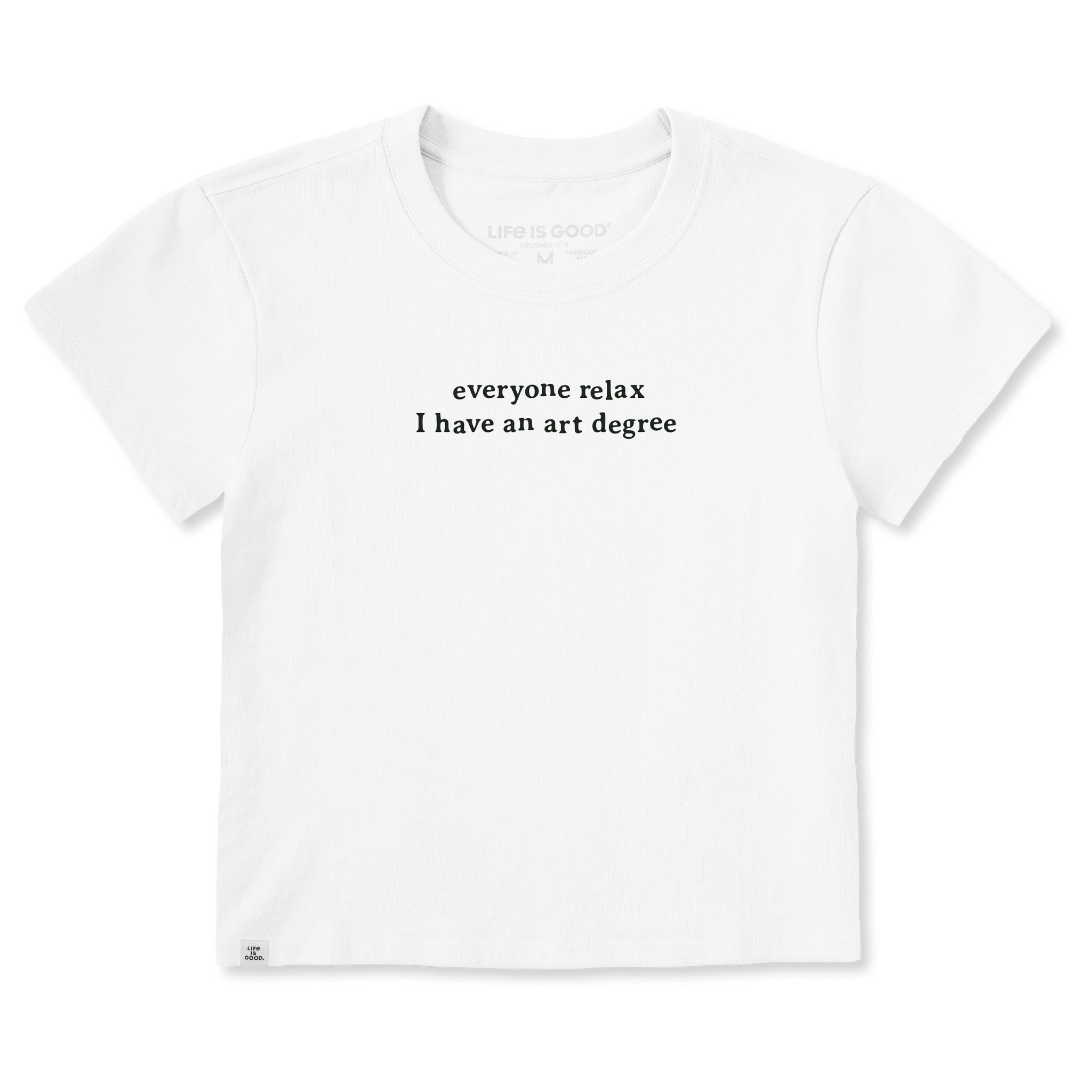 Women's Everyone Relax Art Degree Crusher-LITE Shrunken Tee | Shop