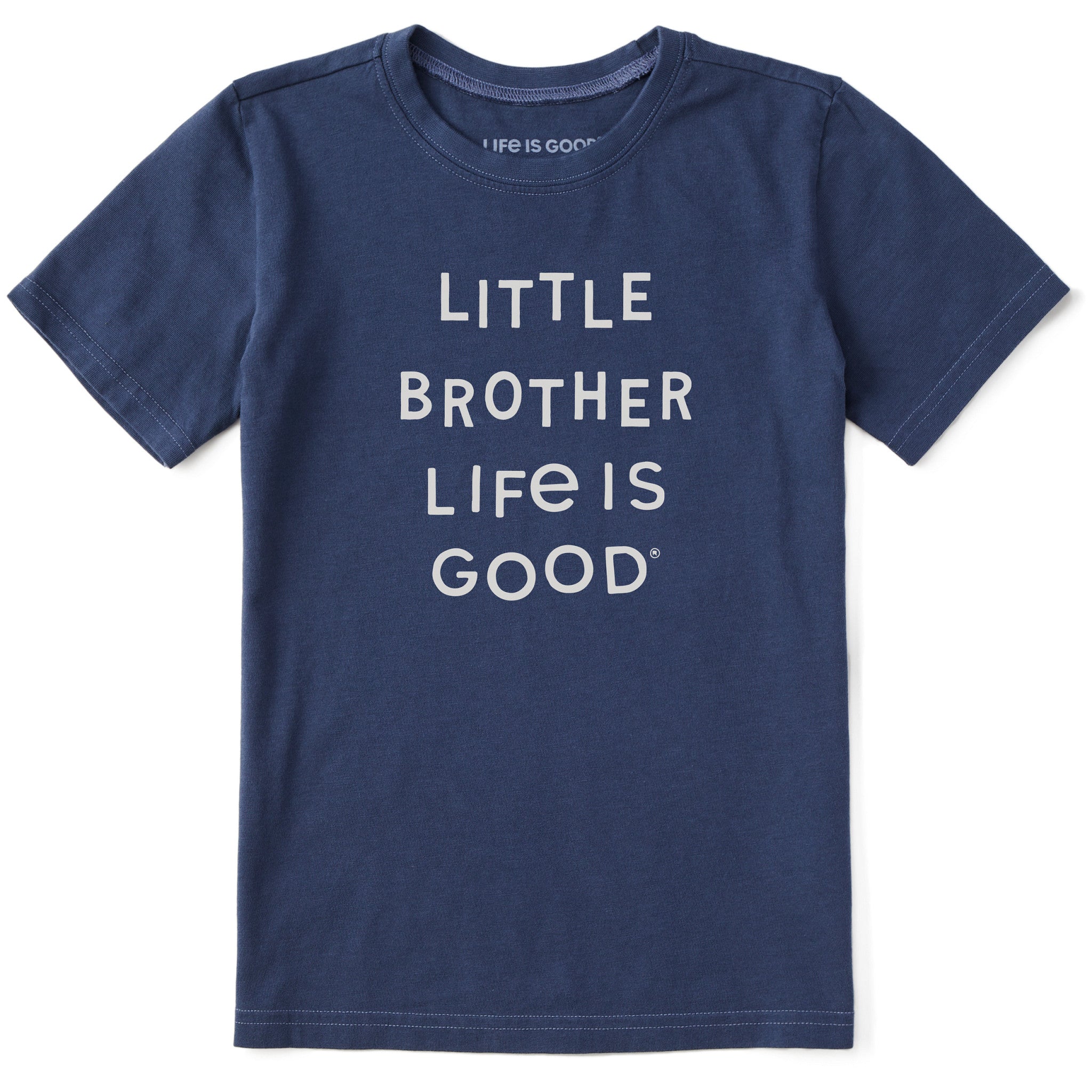 Kids Little Brother Life is Good Short Sleeve Crusher Tee | Shop