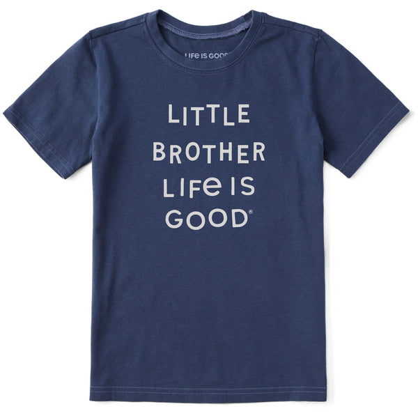 Kids Little Brother Life is Good Short Sleeve Crusher Tee | Shop