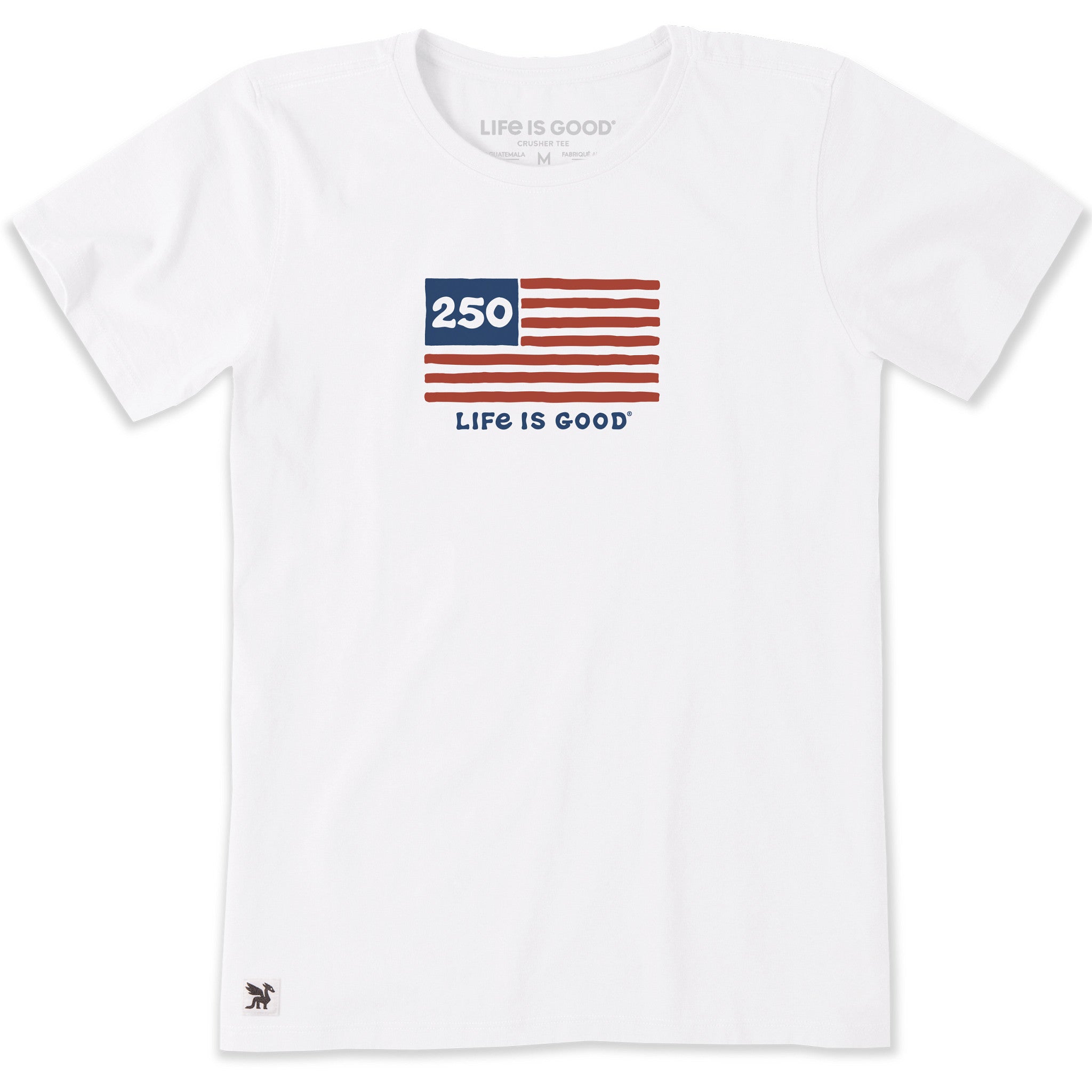 Women's 250 Life is Good Flag Short Sleeve Tee | Shop Life is Good