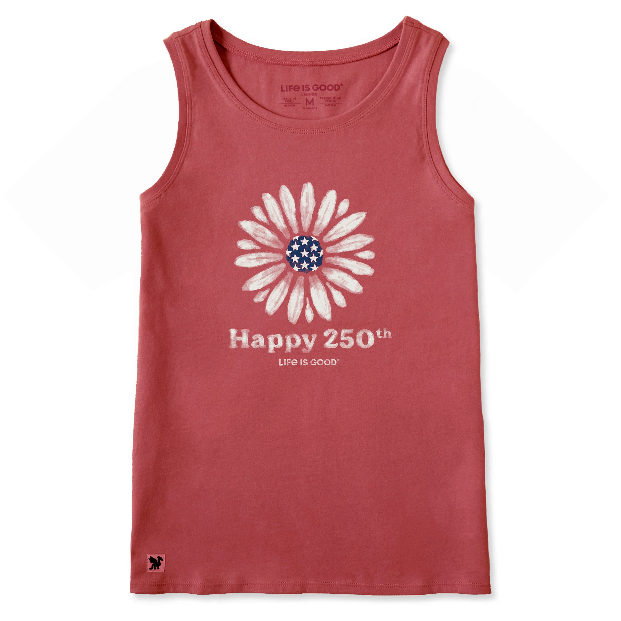 happylife Women's Happy 250th Flower Crusher Tank | Shop Life is Good