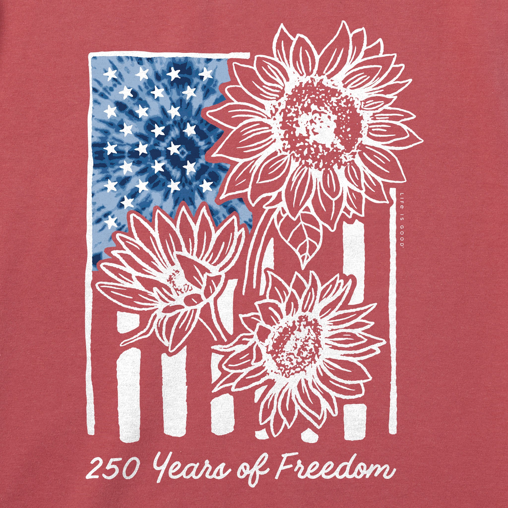 Women's 250 Years of Freedom USA Flag Crusher Tank | Shop Life is Good