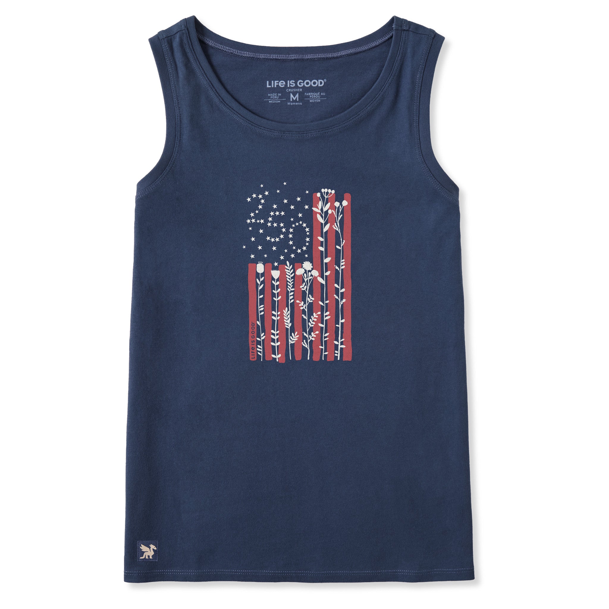 Women's 250 Flower Flag Crusher Tank | Shop Life is Good