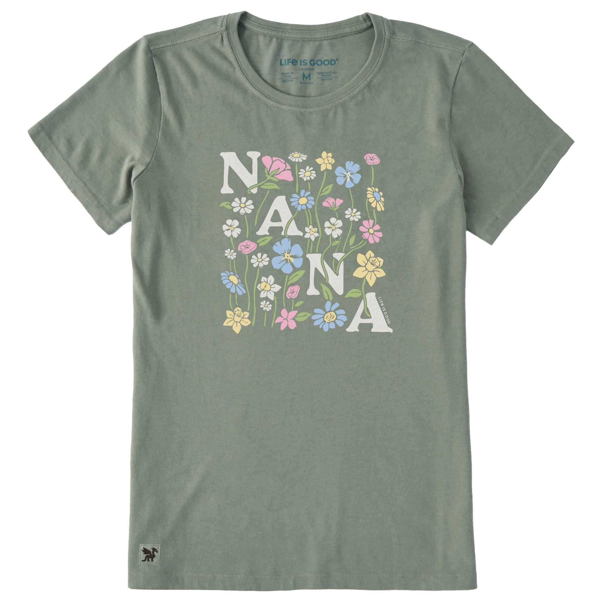 nana3 Women's Nana Floral Stack Short Sleeve Tee | Shop Life is Good