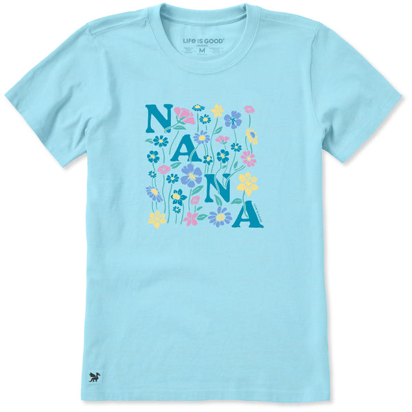 Women's Nana Floral Stack Short Sleeve Tee | Shop Life is Good
