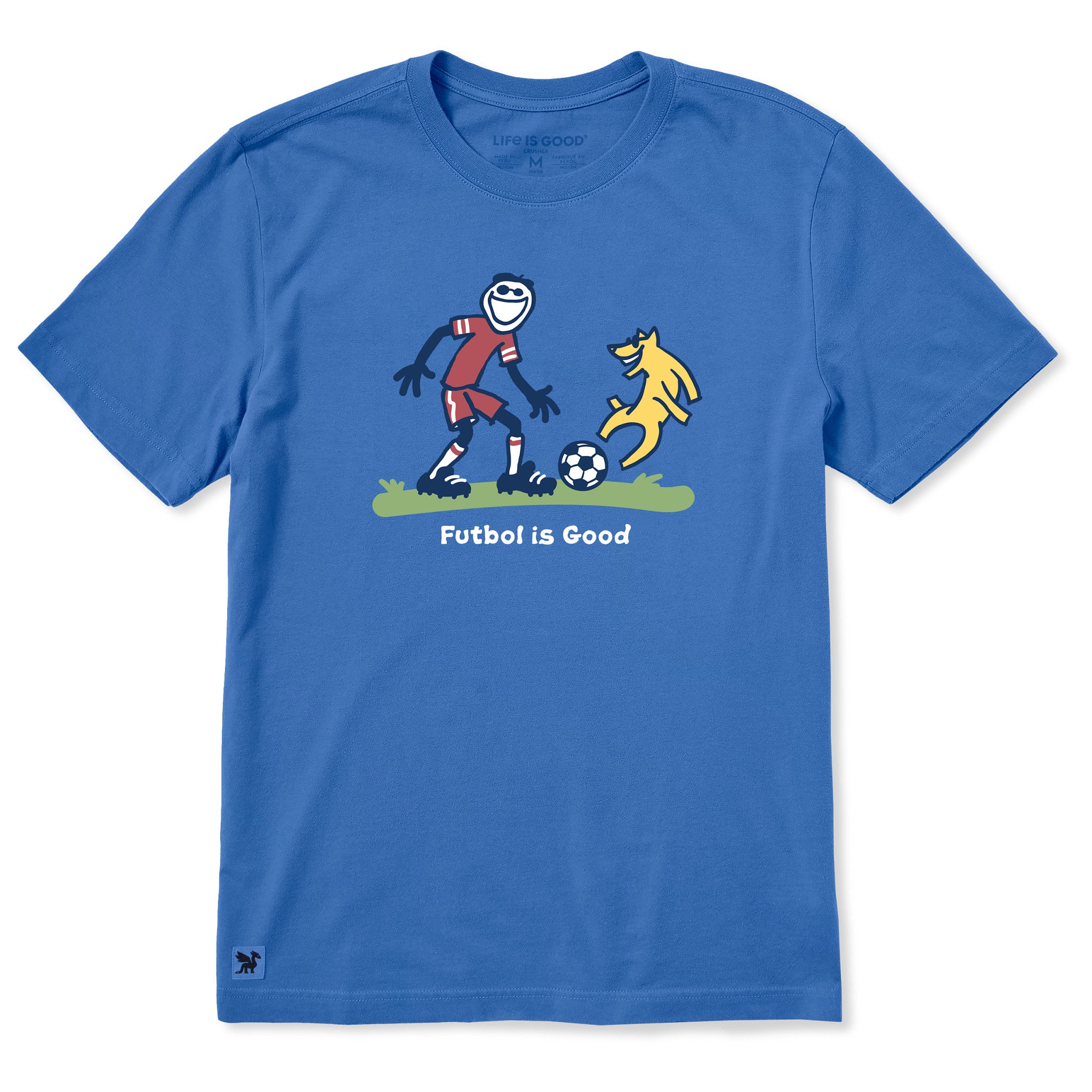 Men's Futbol is Good Short Sleeve Crusher Tee | Shop Life is Good