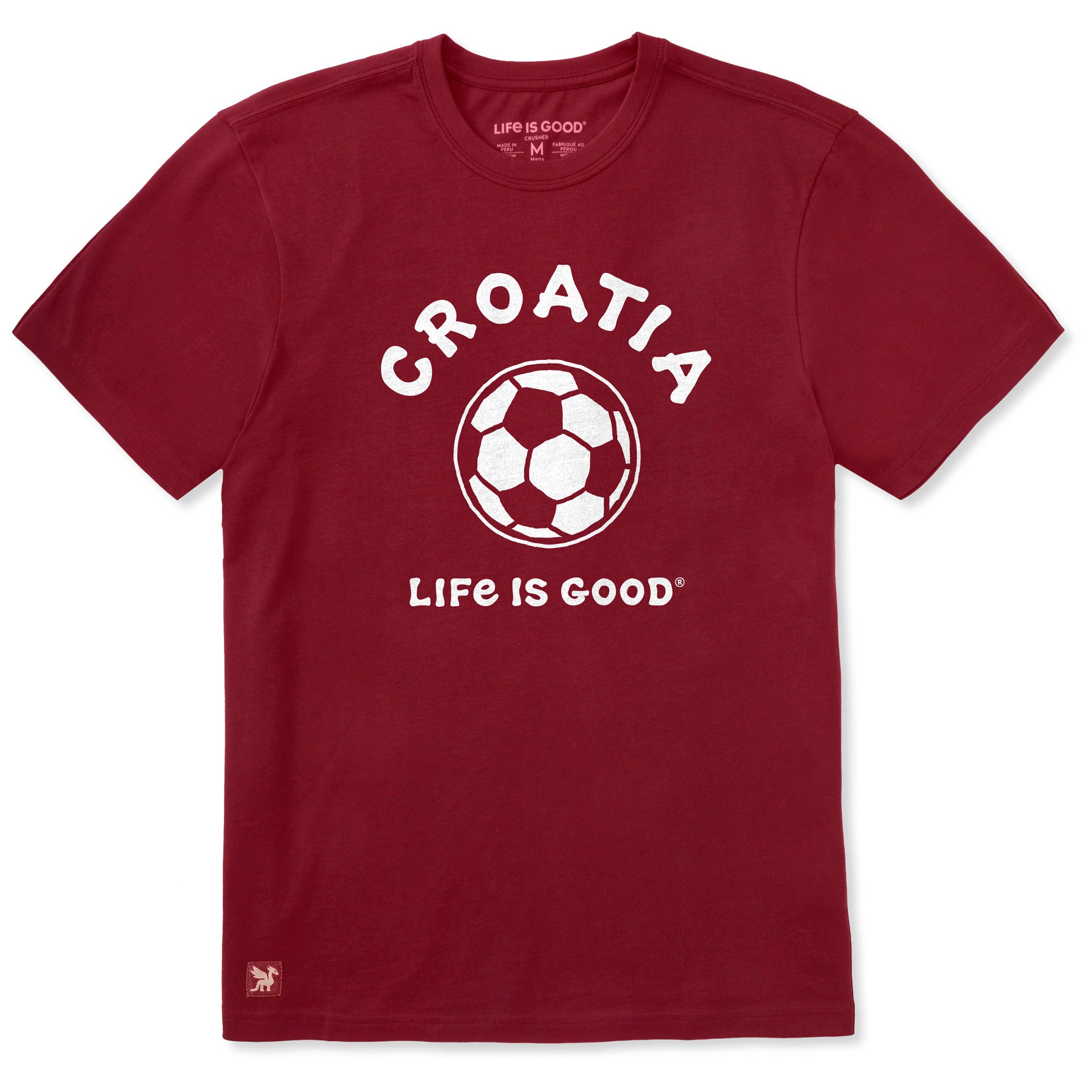 Men's Croatia Life is Good Short Sleeve Crusher Tee | Shop Life is