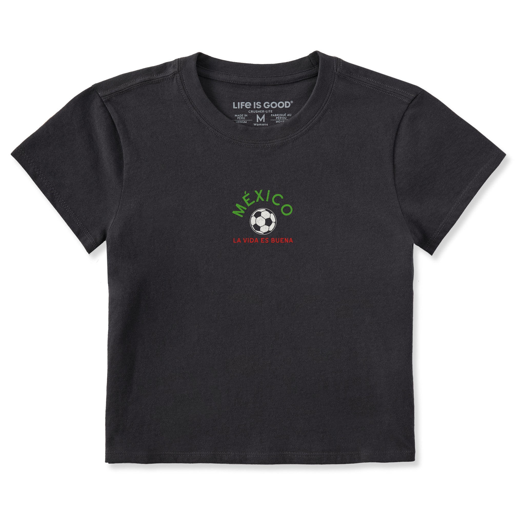 Women's Mexico Soccer Crusher-LITE Shrunken Tee | Shop Life is Good