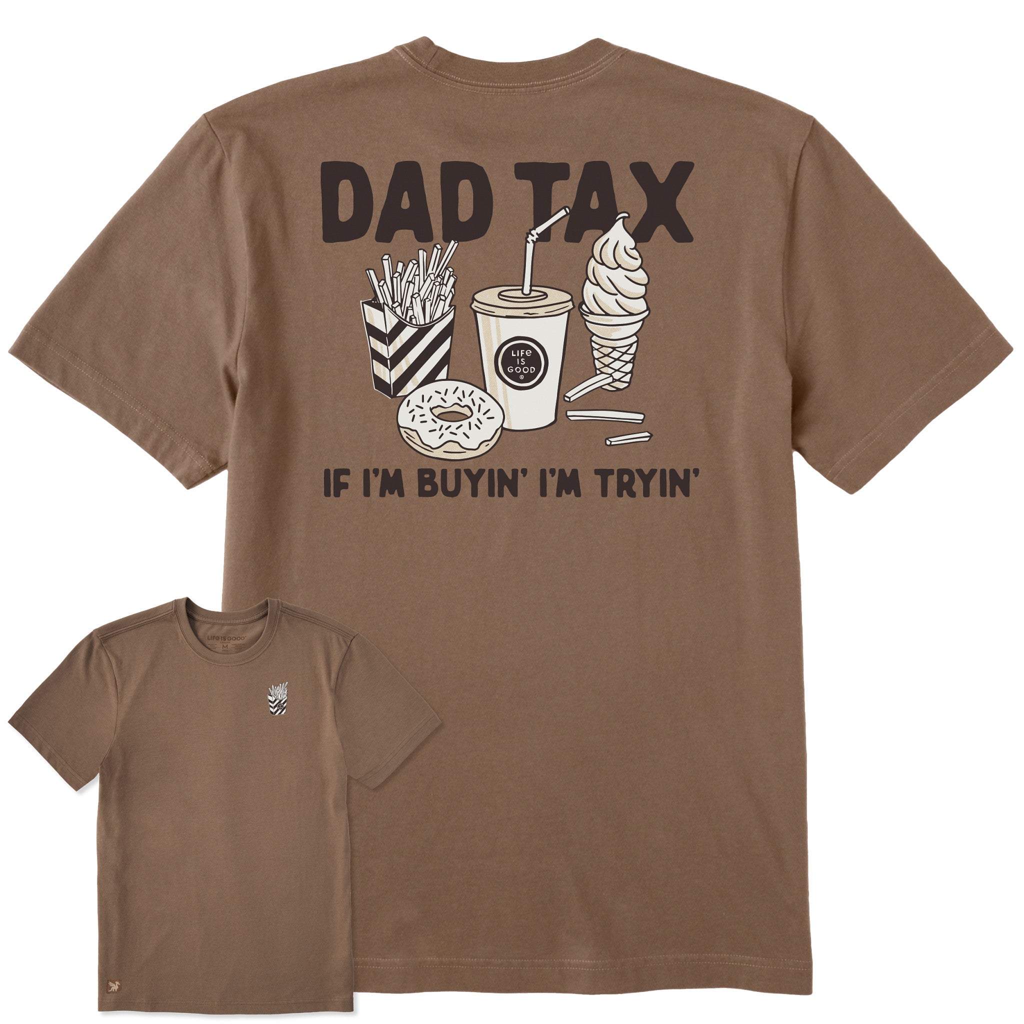 Men's Dad Tax Short Sleeve Crusher Tee | Shop Life is Good