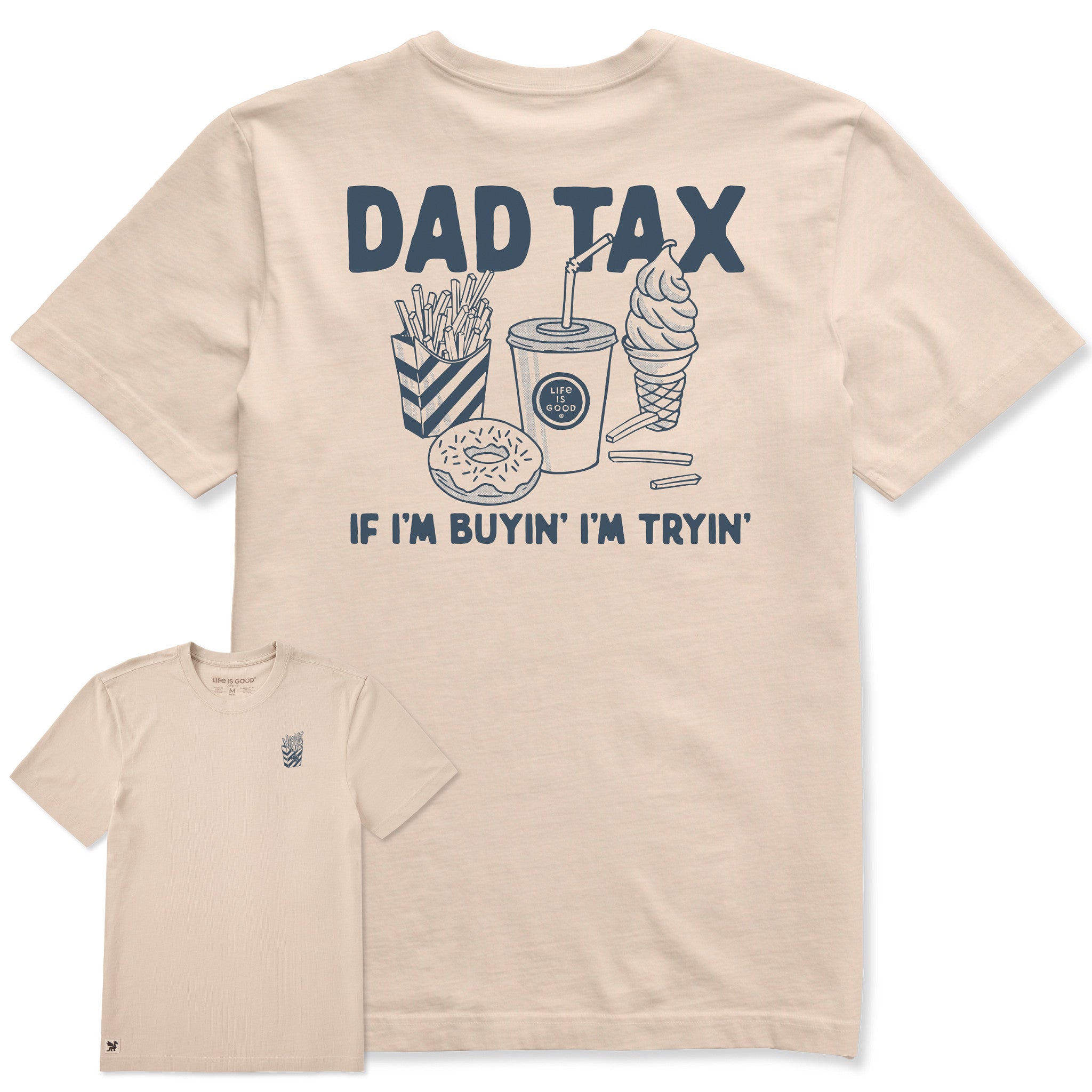Men's Dad Tax Short Sleeve Crusher Tee | Shop Life is Good