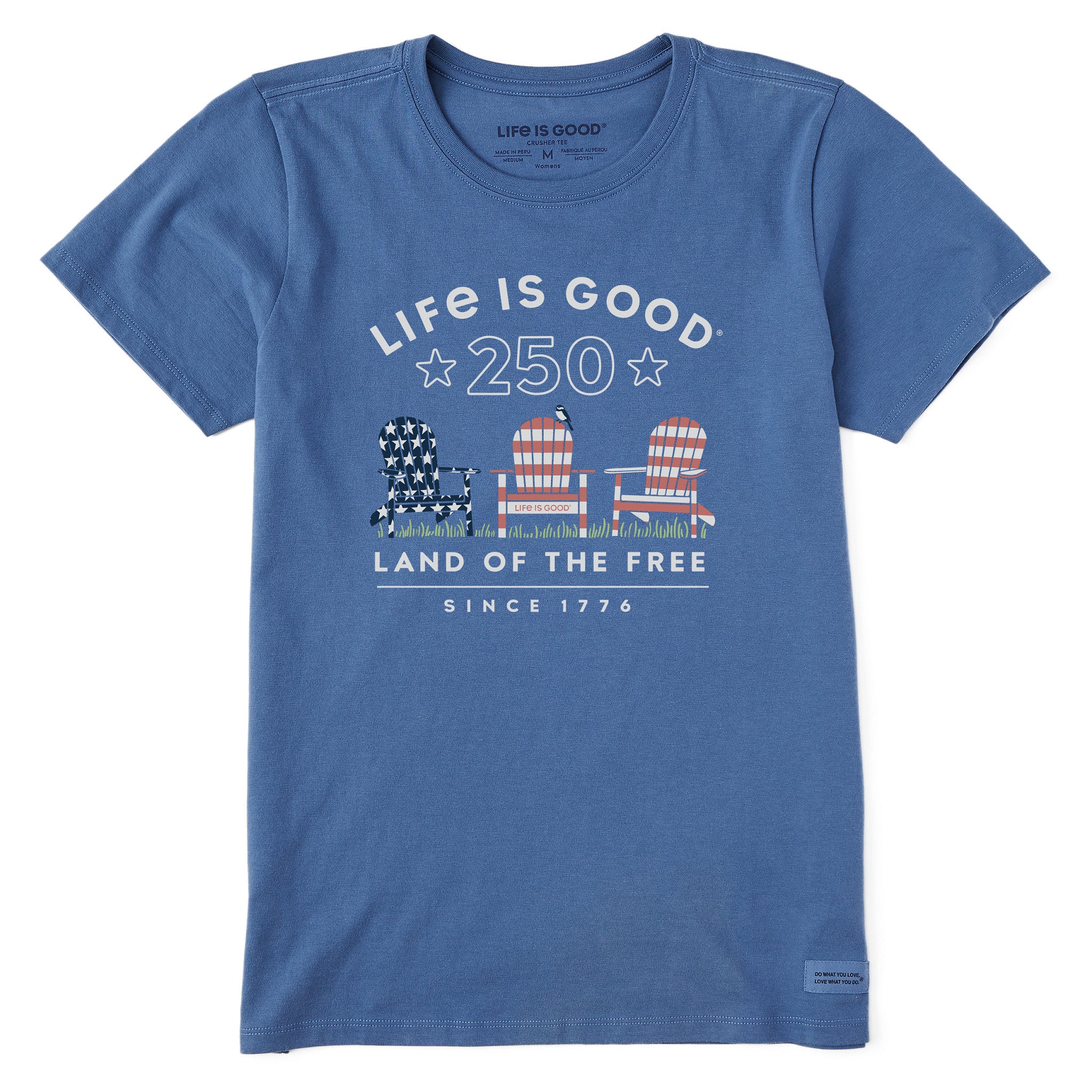 Women's 250 Land of the Free Adirondacks Short Sleeve Tee | Shop