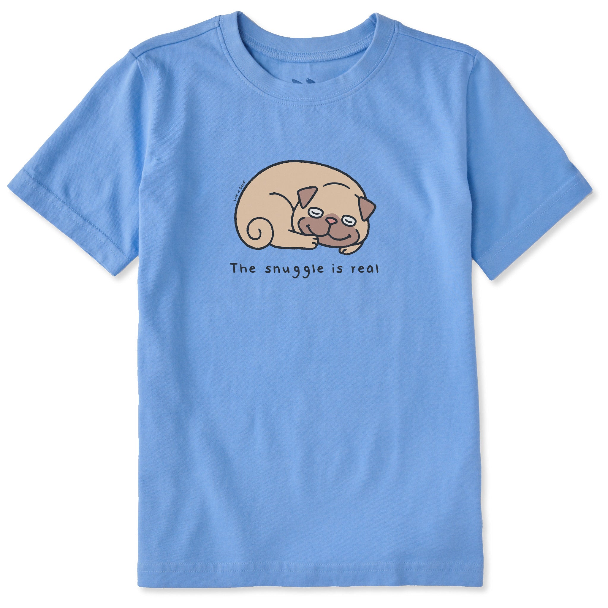 Kids The Snuggle is Real Pug Short Sleeve Crusher Tee | Shop Life